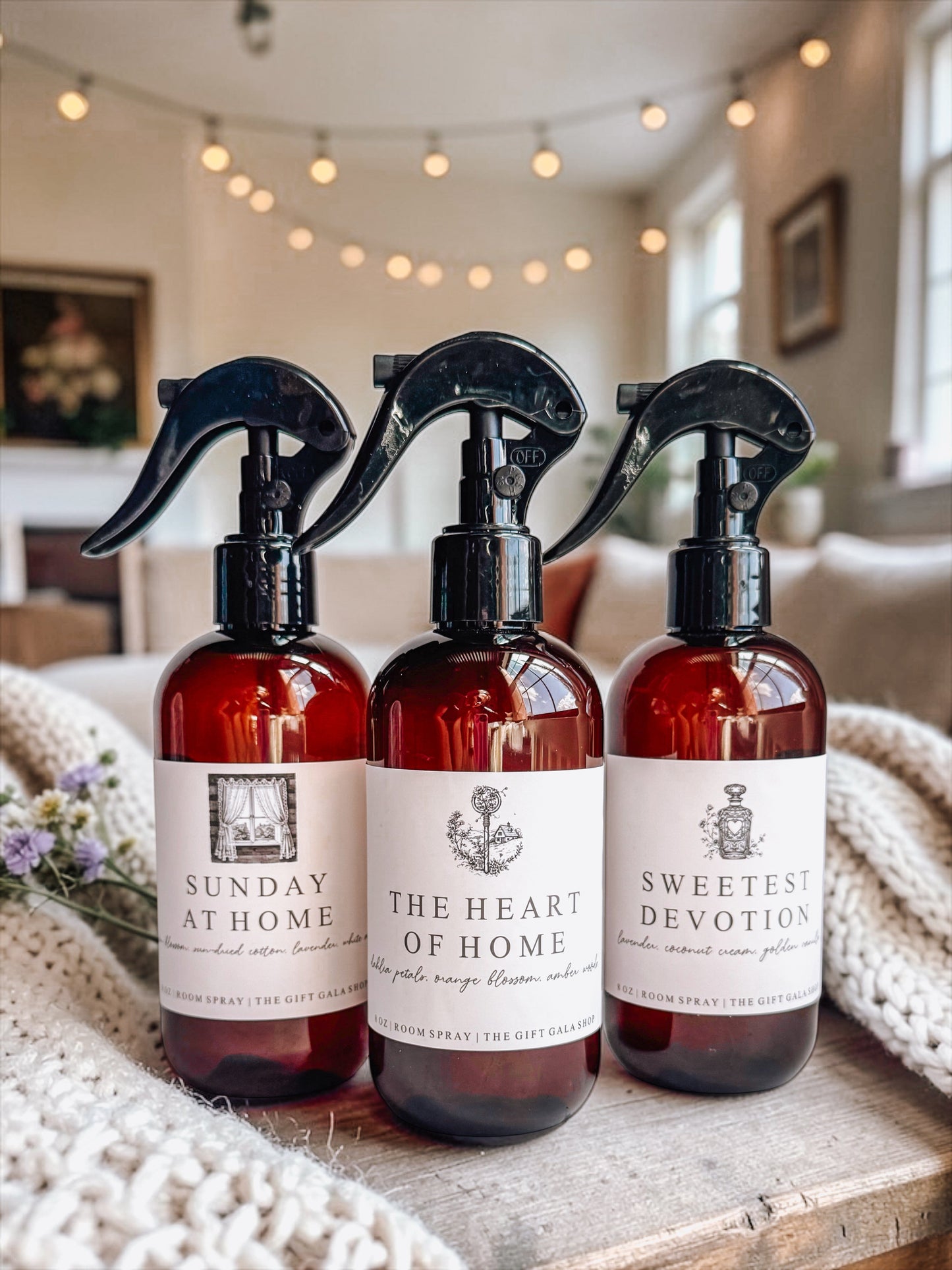 8 oz Mother’s Day Room Spray | Vintage Inspired Home Fragrance Mist | Luxury Floral & Cozy Vanilla Scents | Non-Toxic The Gift Gala Shop Candle Co.