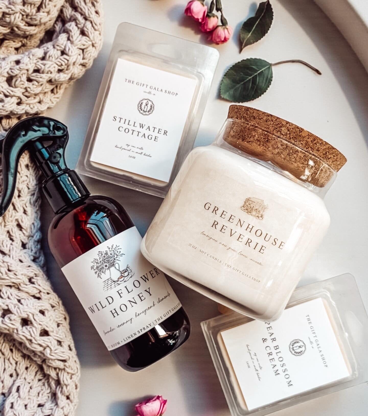 8 oz Spring Room Sprays | Home Fragrance Mist | Fresh & Calming Spring Scents | Non-Toxic The Gift Gala Shop Candle Co.