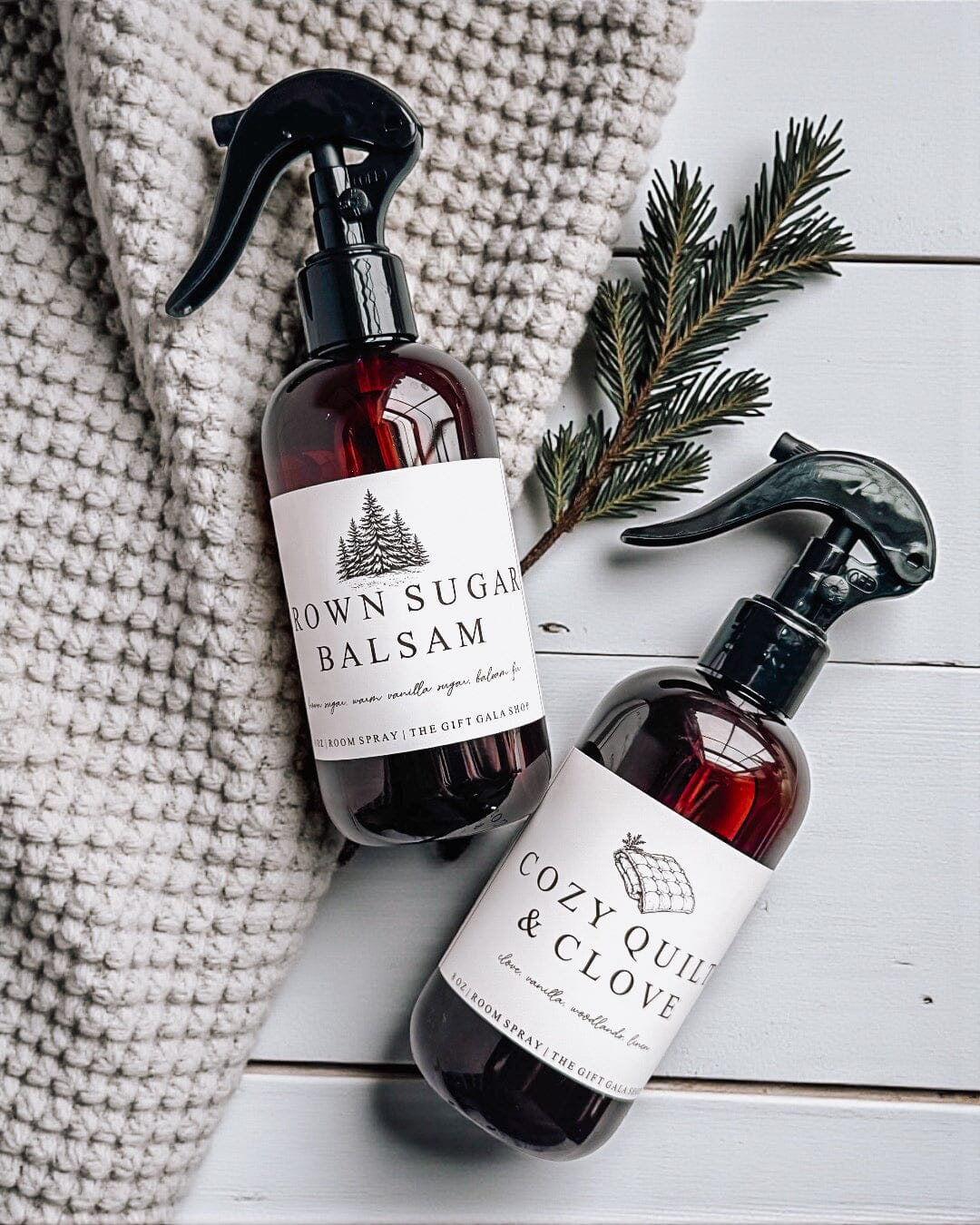 8 oz Winter Room + Linen Spray | Nontoxic Area Spray The Gift Gala Shop Candle Co.