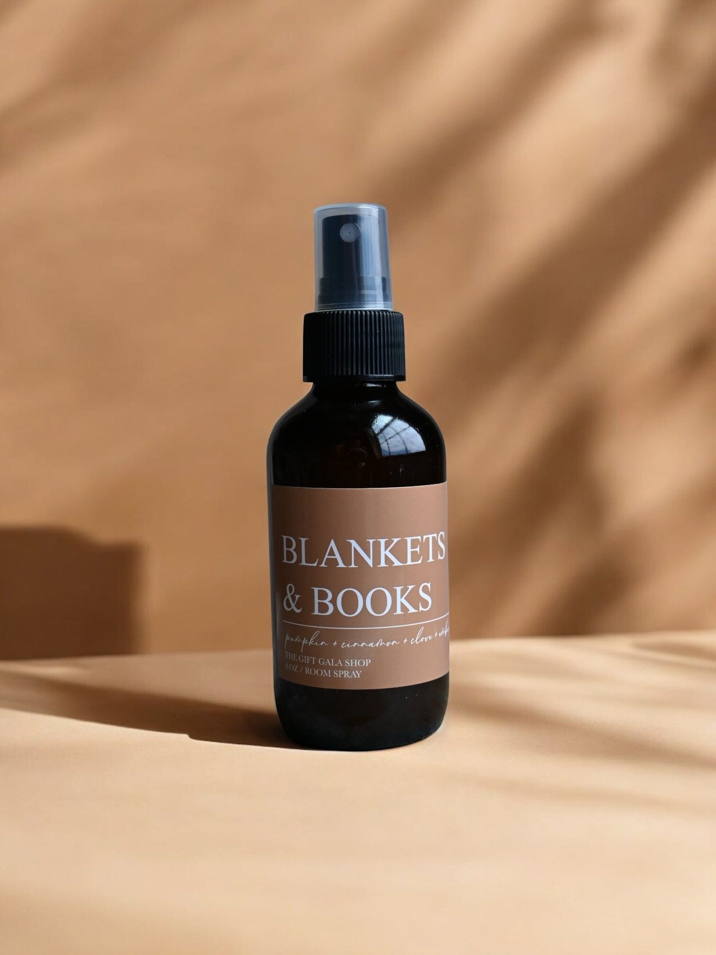 Blankets & Books Fall Room Spray – Pumpkin, Clove & Ambers | Cozy Autumn Home Fragrance | Non-Toxic Linen & Room Mist room spray The Gift Gala Shop Candle Co.