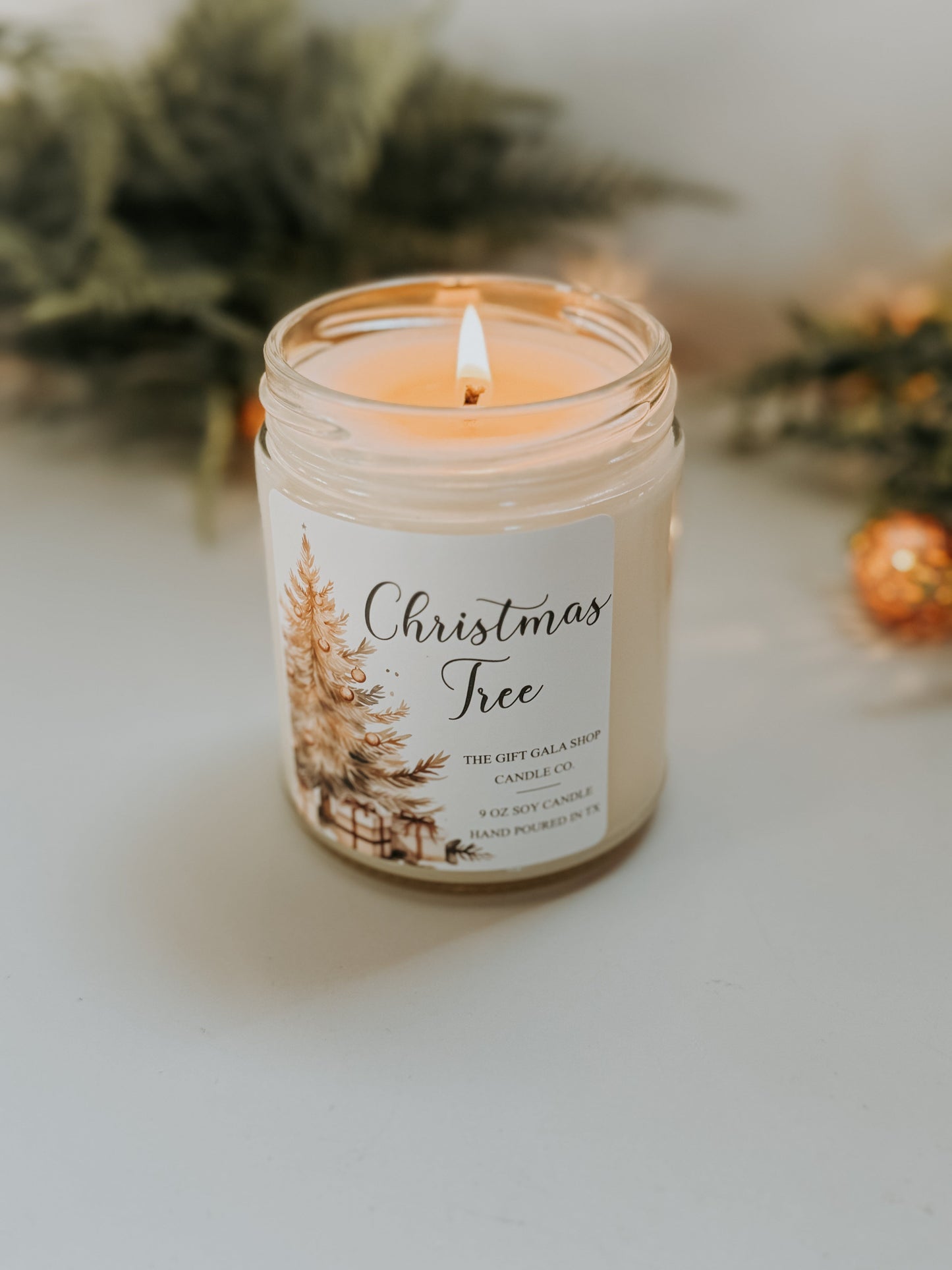 Christmas Tree Candle | Handmade Soy Candle | Toxin Free Candle | Woody Christmas Candle | Best Selling Holiday Candle | Christmas Decor Thegiftgalashop