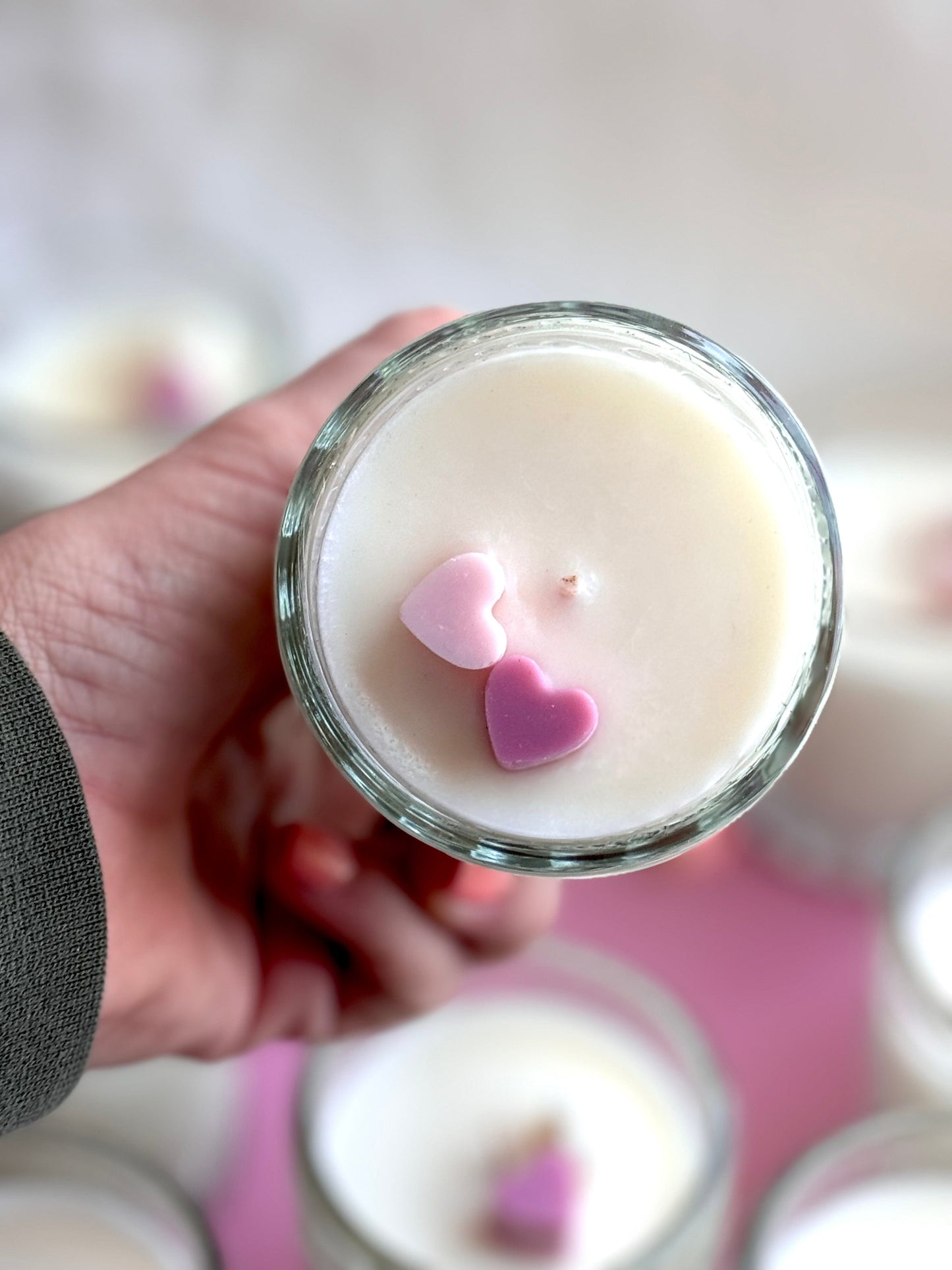Cranberry Breeze - Luxury Votive Candles with Heart Accents The Gift Gala Shop Candle Co.