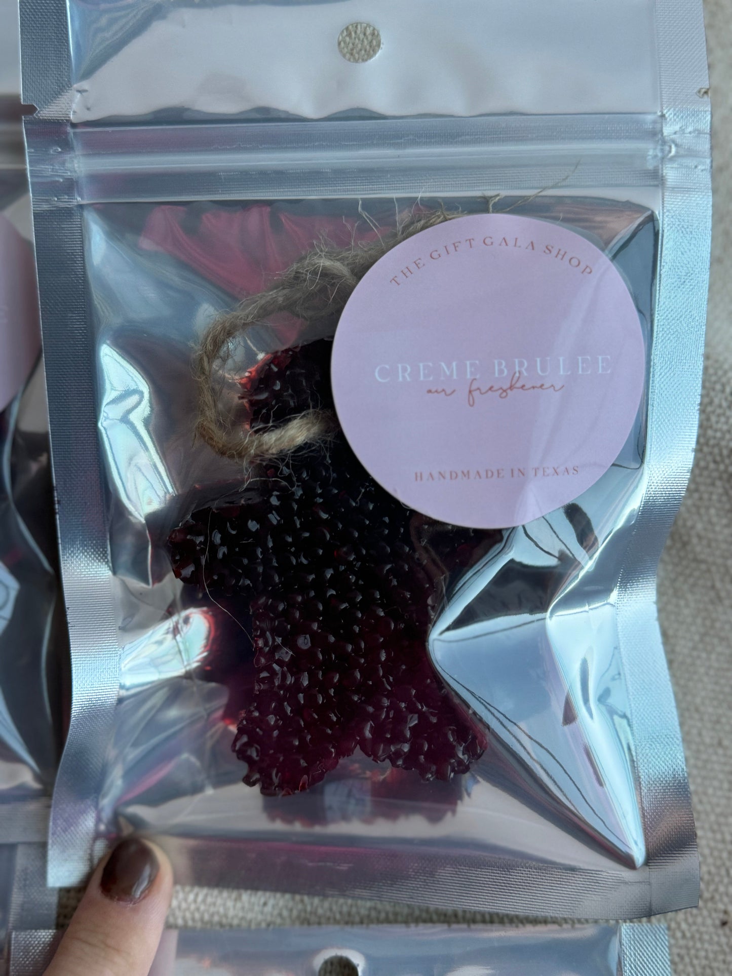 Crème Brûlée Car Freshies | Air Freshener | Christmas Car Freshener The Gift Gala Shop Candle Co.