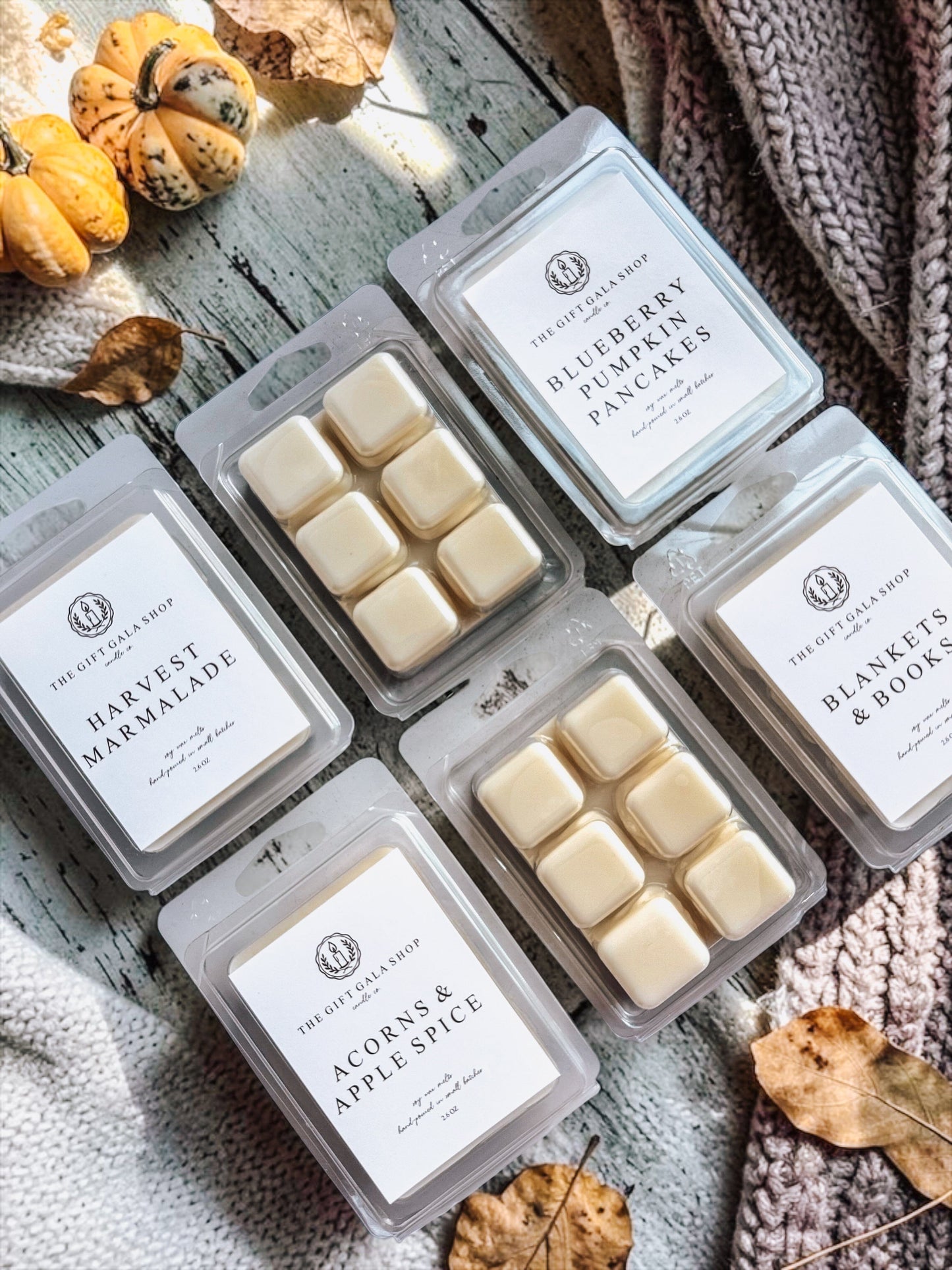 Fall Soy Candles | 16 oz Farmhouse Mason Jar Single Wick | Non-Toxic Candle | Pumpkin, Apple, Maple, Autumn Bakery Scents The Gift Gala Shop Candle Co.
