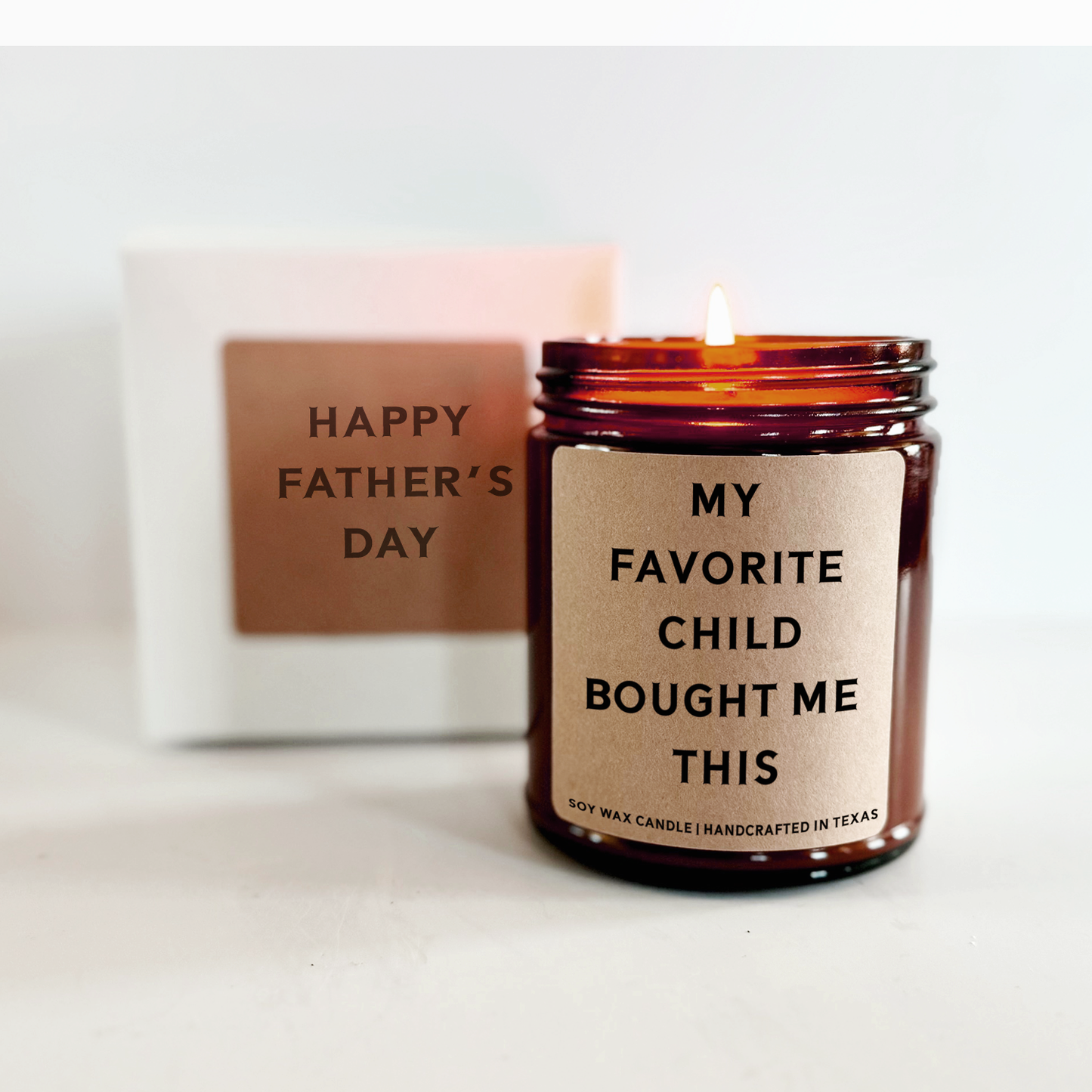 my favorite child bought me this candle for dad