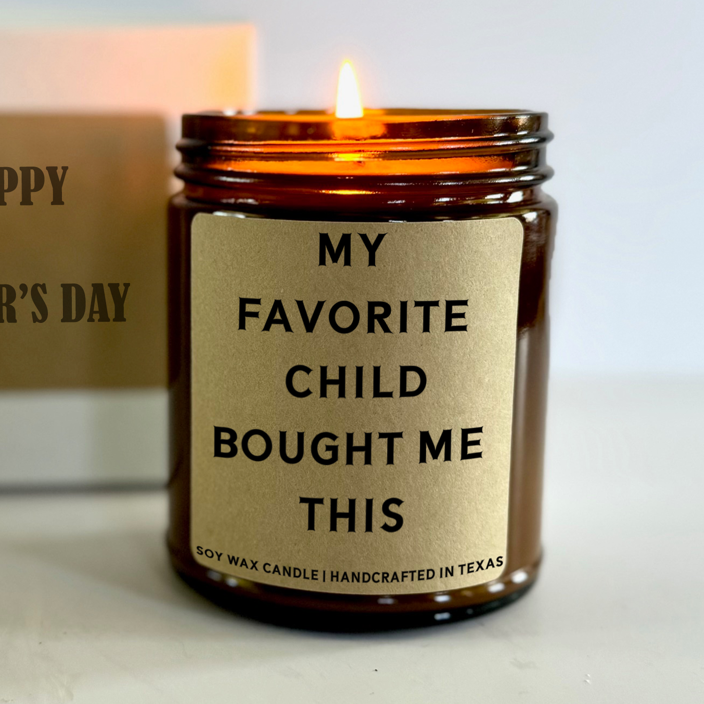 my favorite child bought me this candle for dad