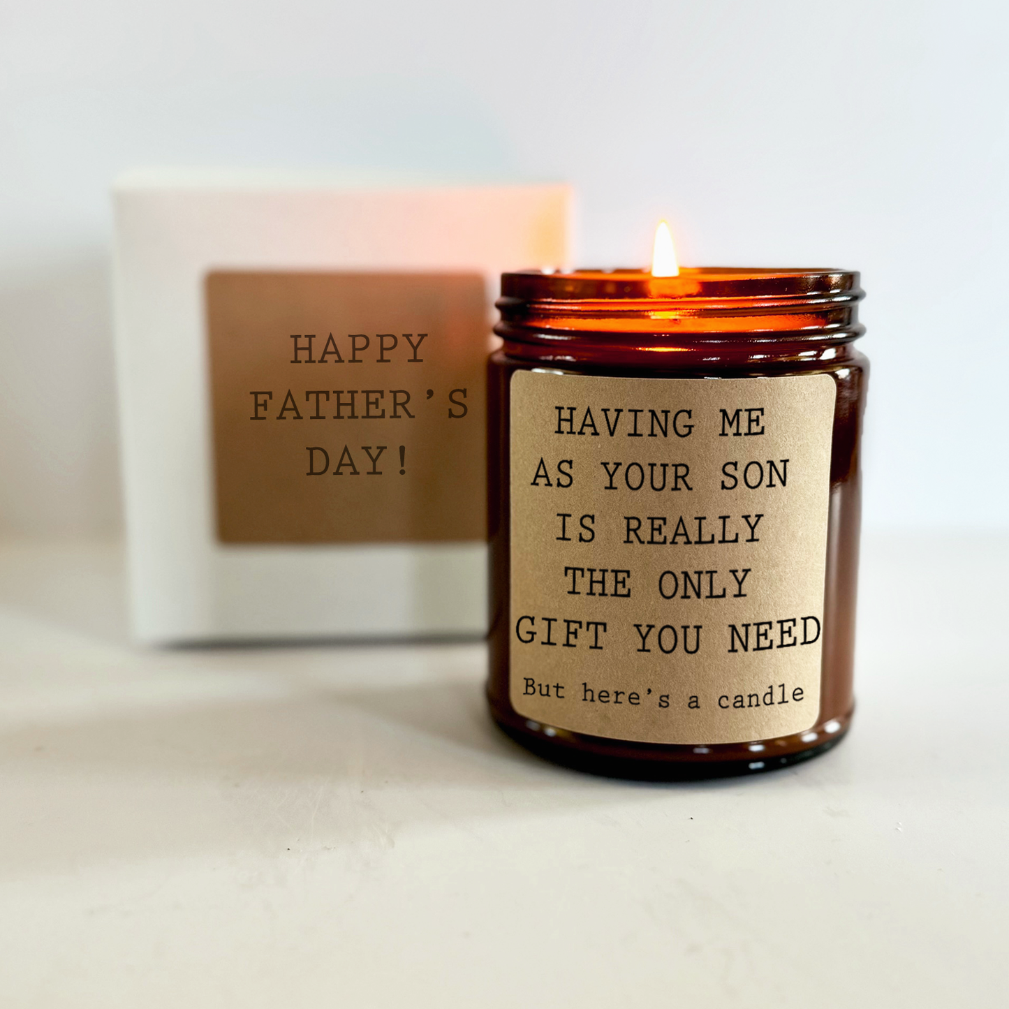 Funny Dad Candle | Personalized Candle Gift for Dad