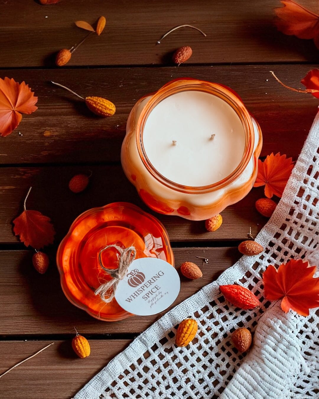 Golden Gourd Candle – 16 oz Pumpkin-Shaped Soy Candle | Whispering Spice | Toasted Pumpkin, Cinnamon & Vanilla | Cozy Fall Décor The Gift Gala Shop Candle Co.
