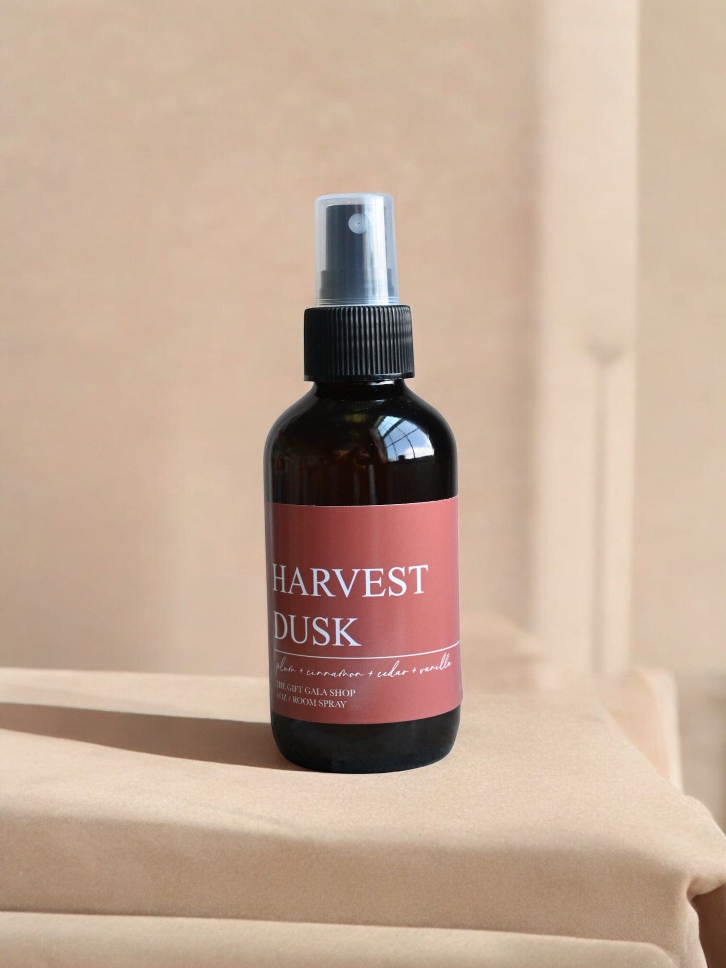 Harvest Dusk Fall Room Spray – Plum, Cinnamon & Vanilla | Cozy Autumn Home Mist | Non-Toxic Linen & Room Spray Linen Spray The Gift Gala Shop Candle Co.