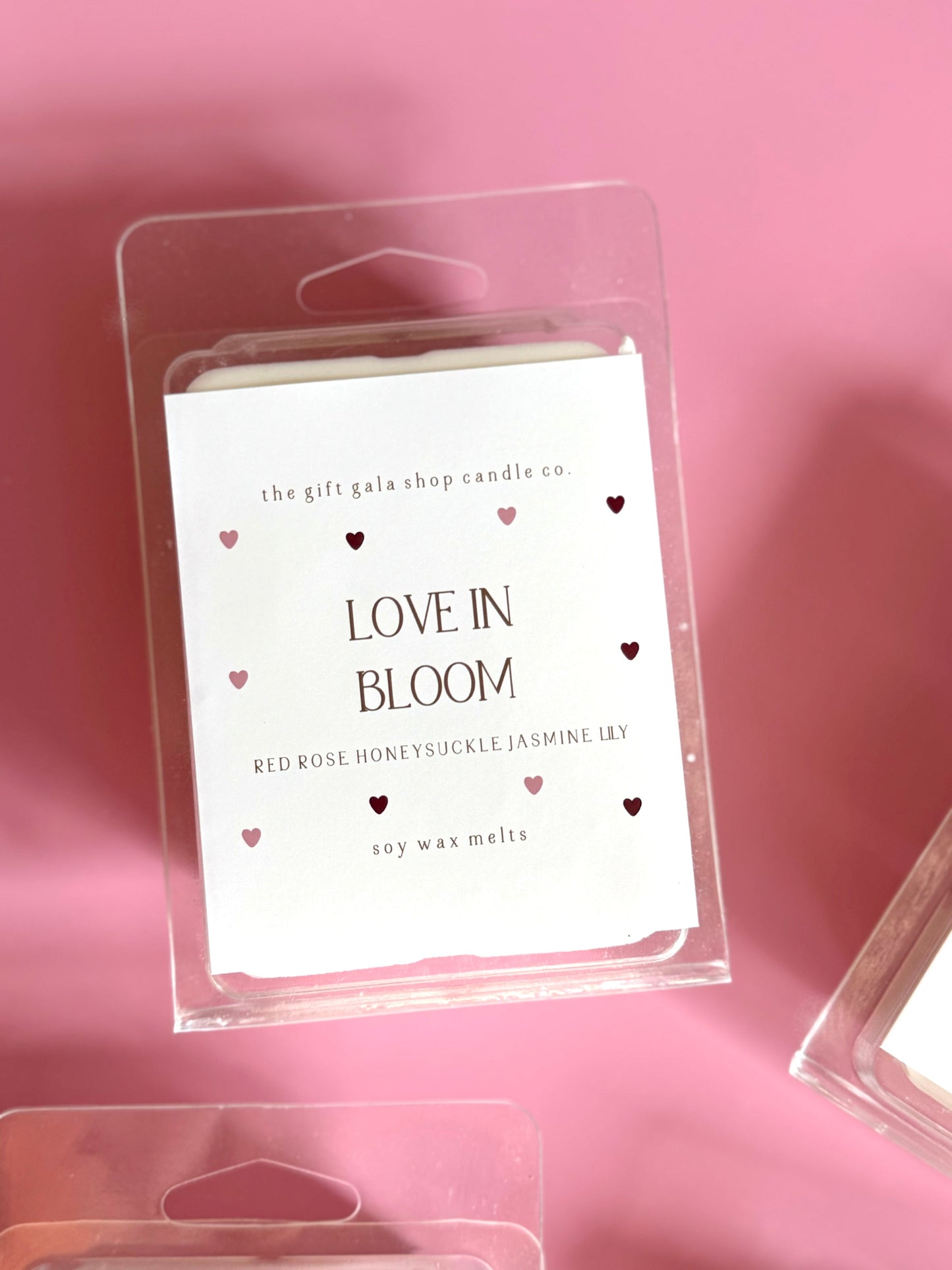 Highly Scented Valentines Wax Melt Set| Anniversary Gift for Her | Natural Handmade Non-Toxic Fragrance The Gift Gala Shop Candle Co.