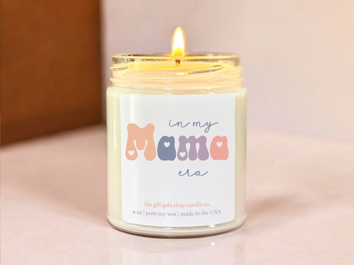 In My Mama Era Scented Candle, Aesthetic Candle for Moms, 8 oz Scented Soy Candle The Gift Gala Shop Candle Co.