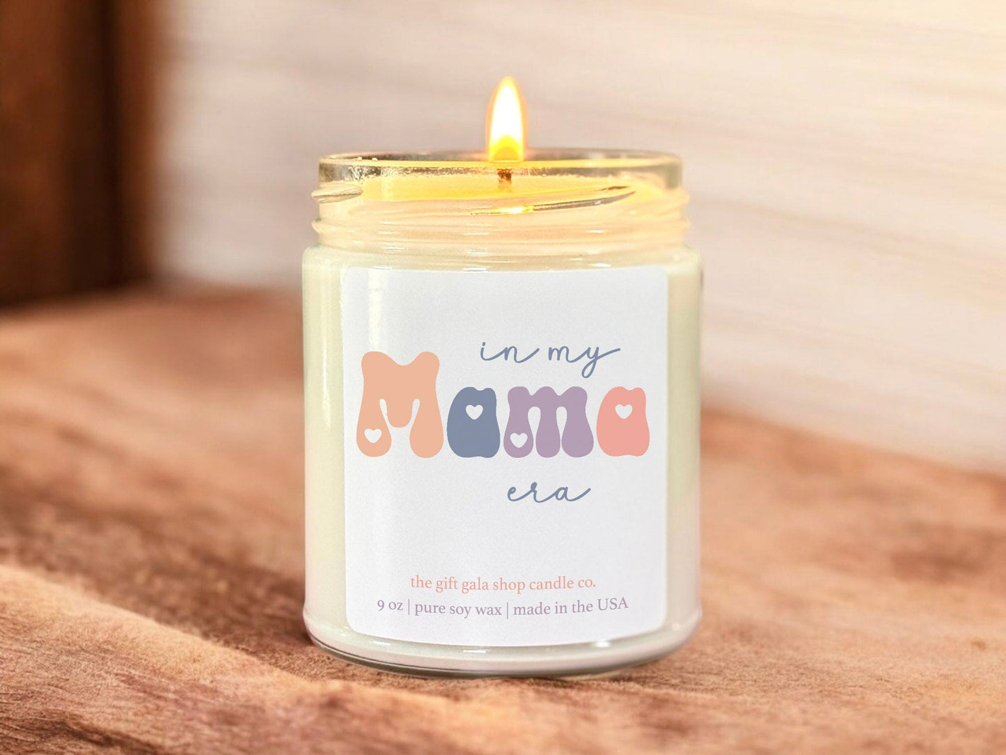 In My Mama Era Scented Candle, Aesthetic Candle for Moms, 8 oz Scented Soy Candle The Gift Gala Shop Candle Co.