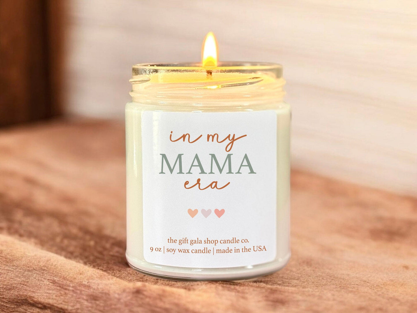 In My Mama Era Scented Candle, Pastel Aesthetic Candle for Moms, Small Batch Scented Soy Candle The Gift Gala Shop Candle Co.