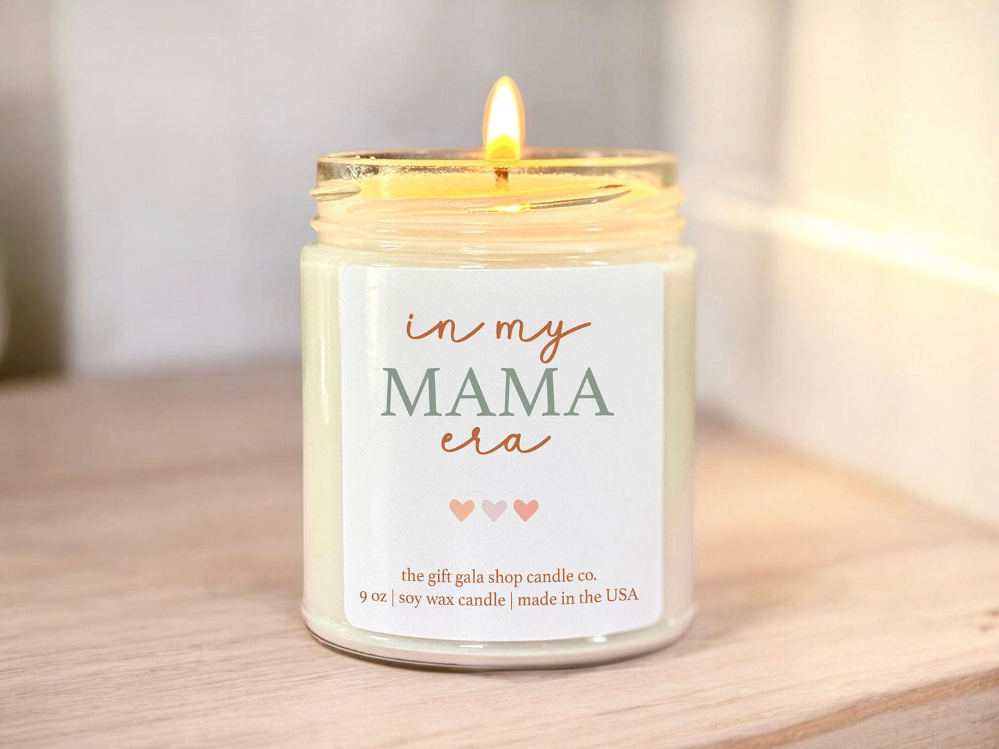 In My Mama Era Scented Candle, Pastel Aesthetic Candle for Moms, Small Batch Scented Soy Candle The Gift Gala Shop Candle Co.