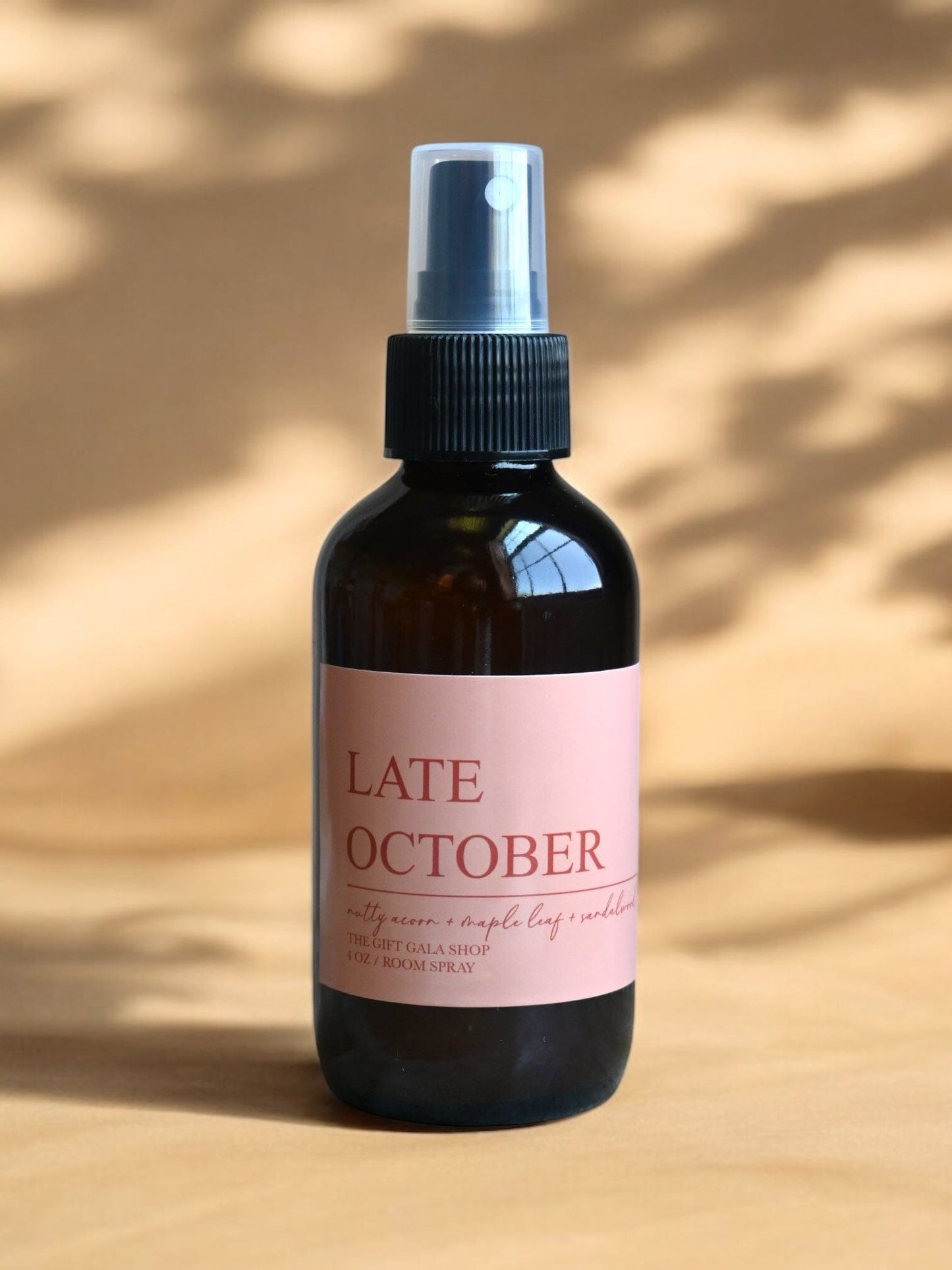 Late October Fall Room Spray – Maple, Acorn & Patchouli | Warm Woody Autumn Mist | Non-Toxic Linen & Room Spray room spray The Gift Gala Shop Candle Co.