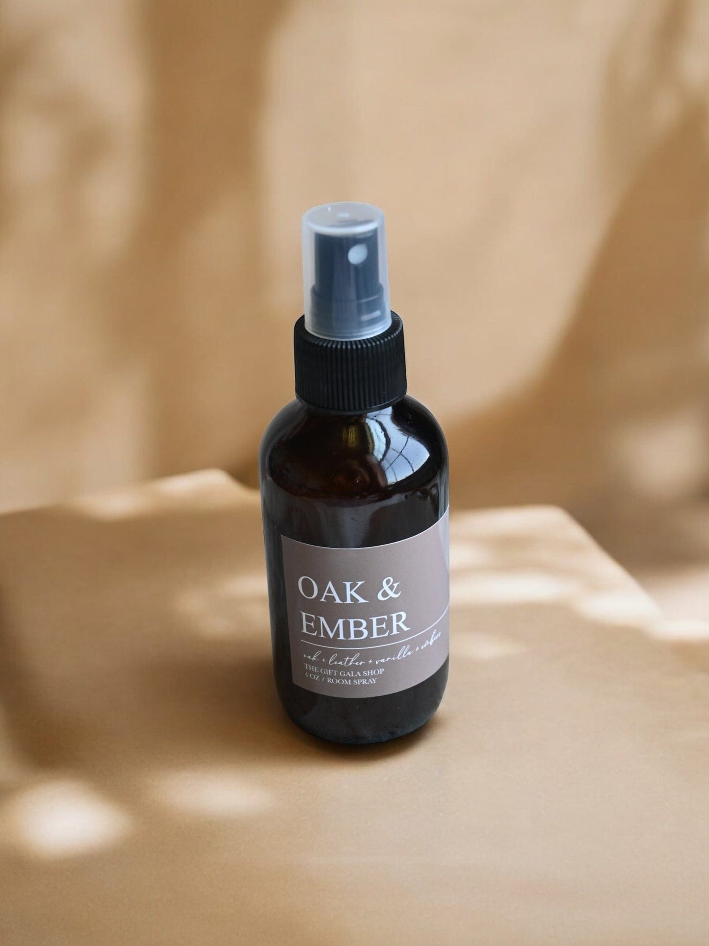 Oak & Ember Fall Room Spray – Oak, Vanilla & Whiskey | Warm Woody Autumn Mist | Non-Toxic Linen & Room Spray room spray The Gift Gala Shop Candle Co.