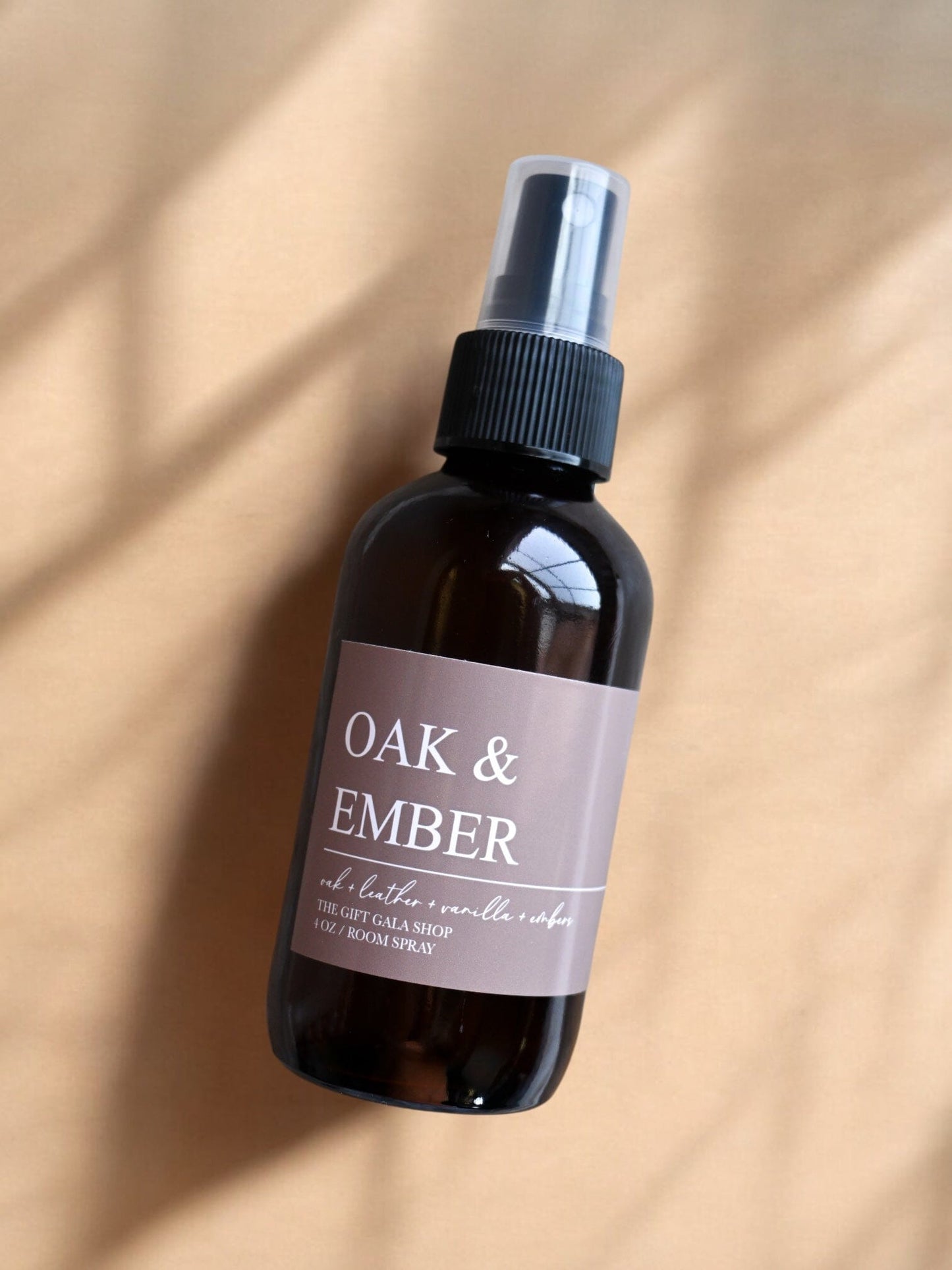 Oak & Ember Fall Room Spray – Oak, Vanilla & Whiskey | Warm Woody Autumn Mist | Non-Toxic Linen & Room Spray room spray The Gift Gala Shop Candle Co.