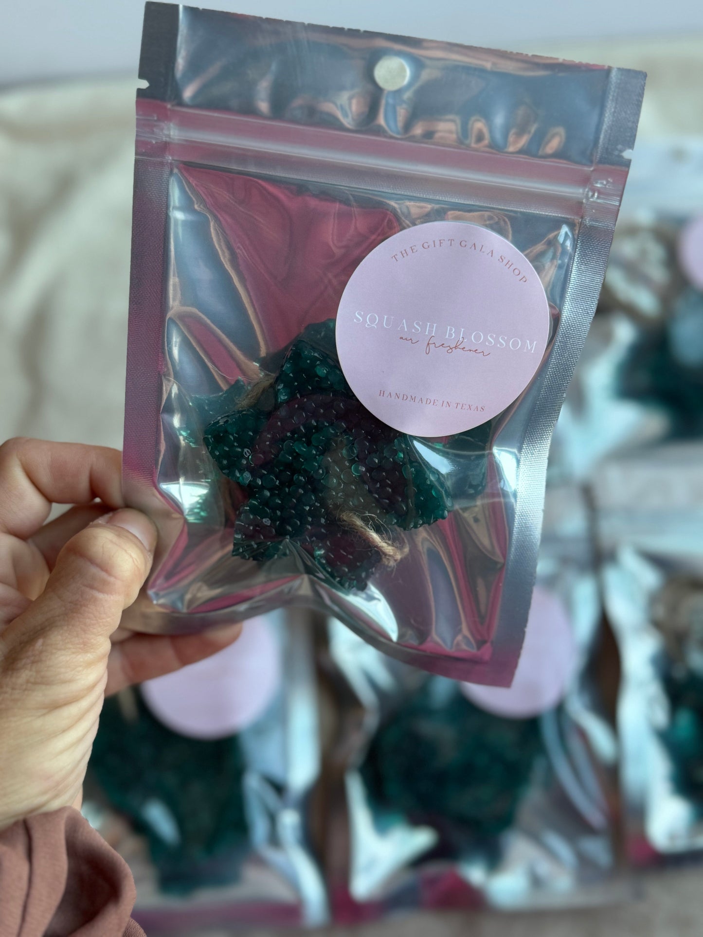 Squash Blossom Car Freshies | Air Freshener | Christmas Car Freshener The Gift Gala Shop Candle Co.