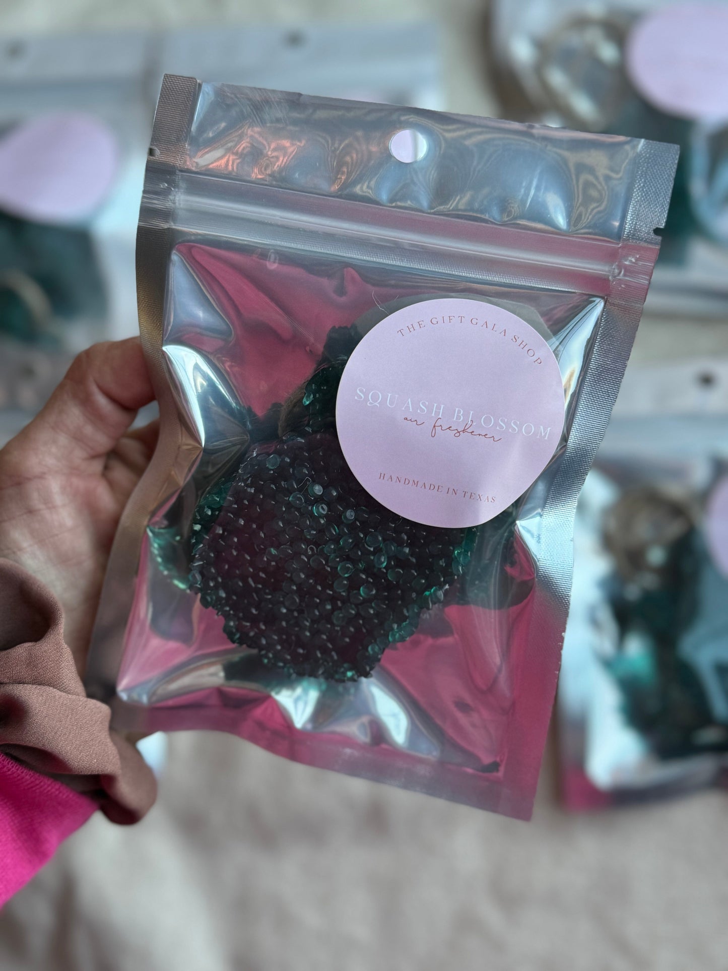 Squash Blossom Car Freshies | Air Freshener | Christmas Car Freshener The Gift Gala Shop Candle Co.