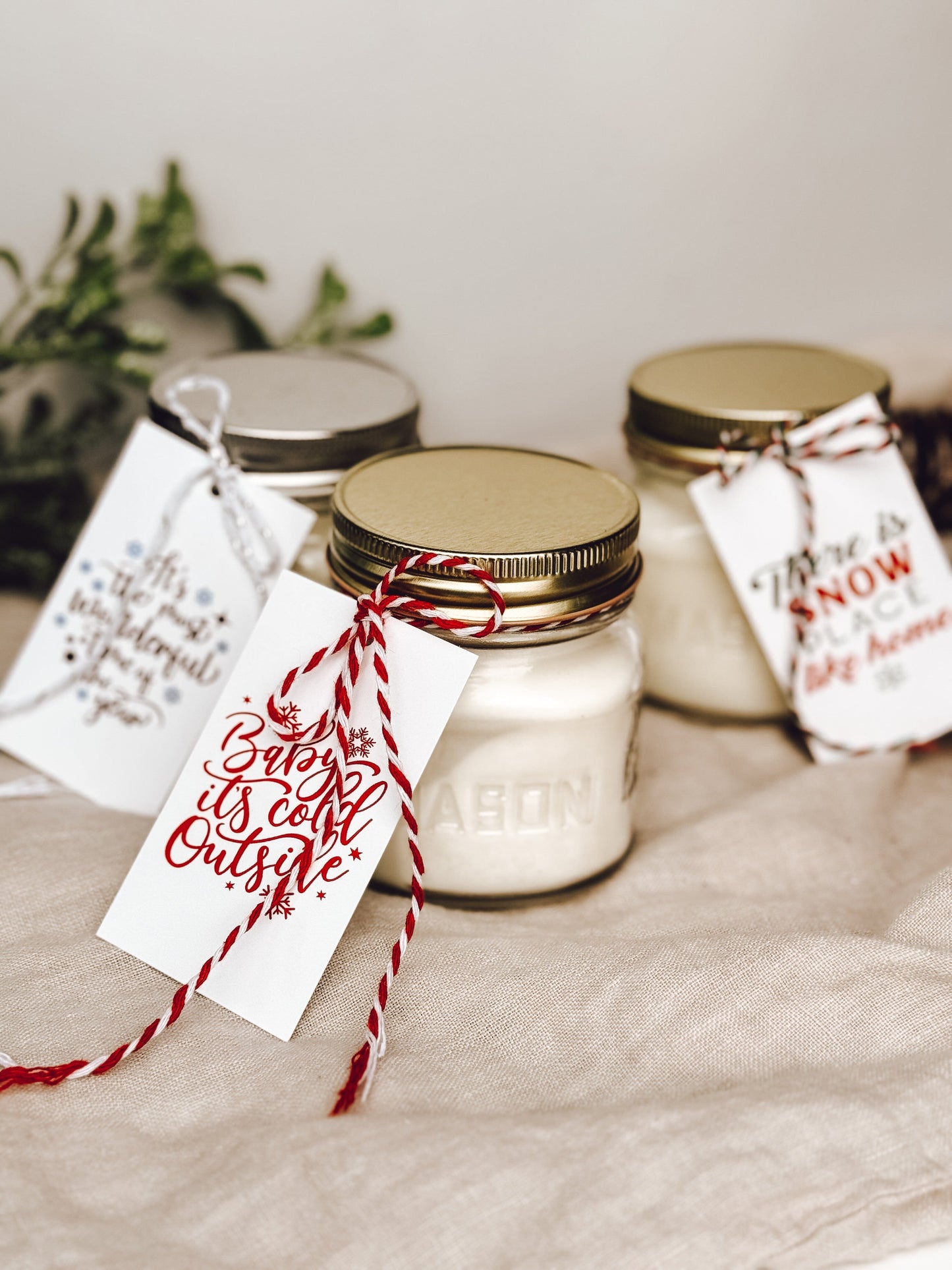 Vintage Holiday Soy Candles | Choose Scent Thegiftgalashop