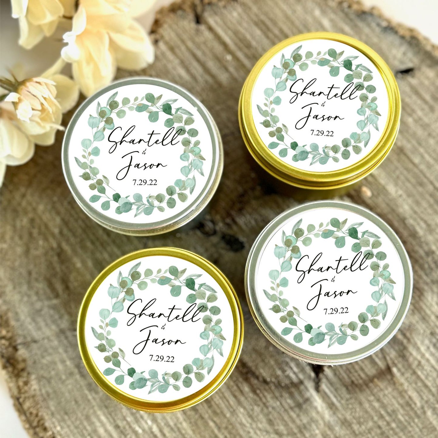 Wedding Favor Candles | Bulk Custom Candle Favors candle favors The Gift Gala Shop Candle Co.