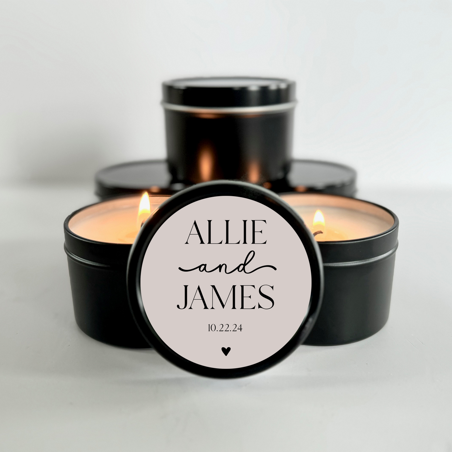 Modern Minimalist Candle Favors for Wedding | Bulk Wedding Favors for Guests