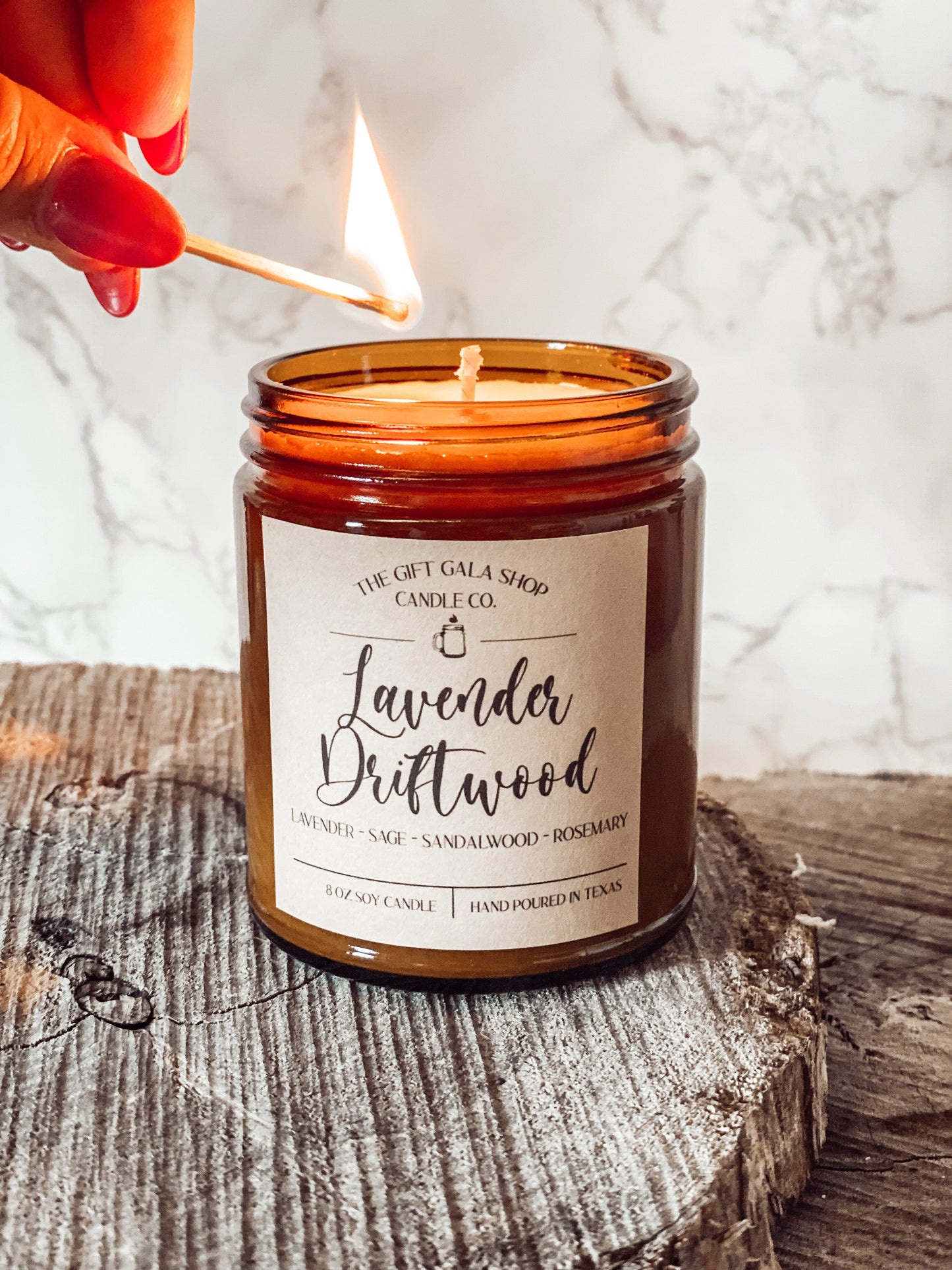 Amber Jar Soy Candle | Handmade Soy candles Soy candle Thegiftgalashop