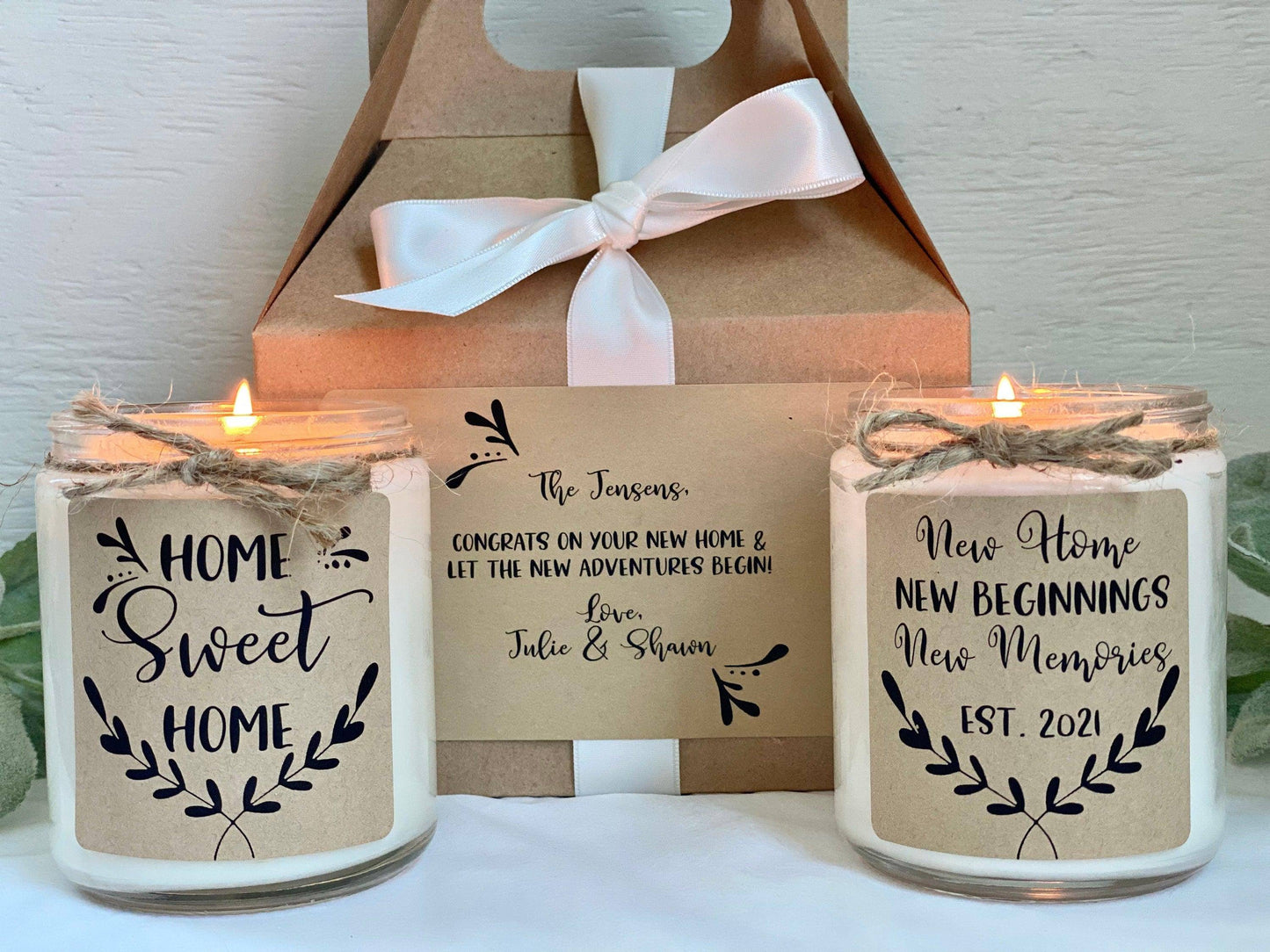First Home Candle Set for Couple | Couples Housewarming Gift Thegiftgalashop