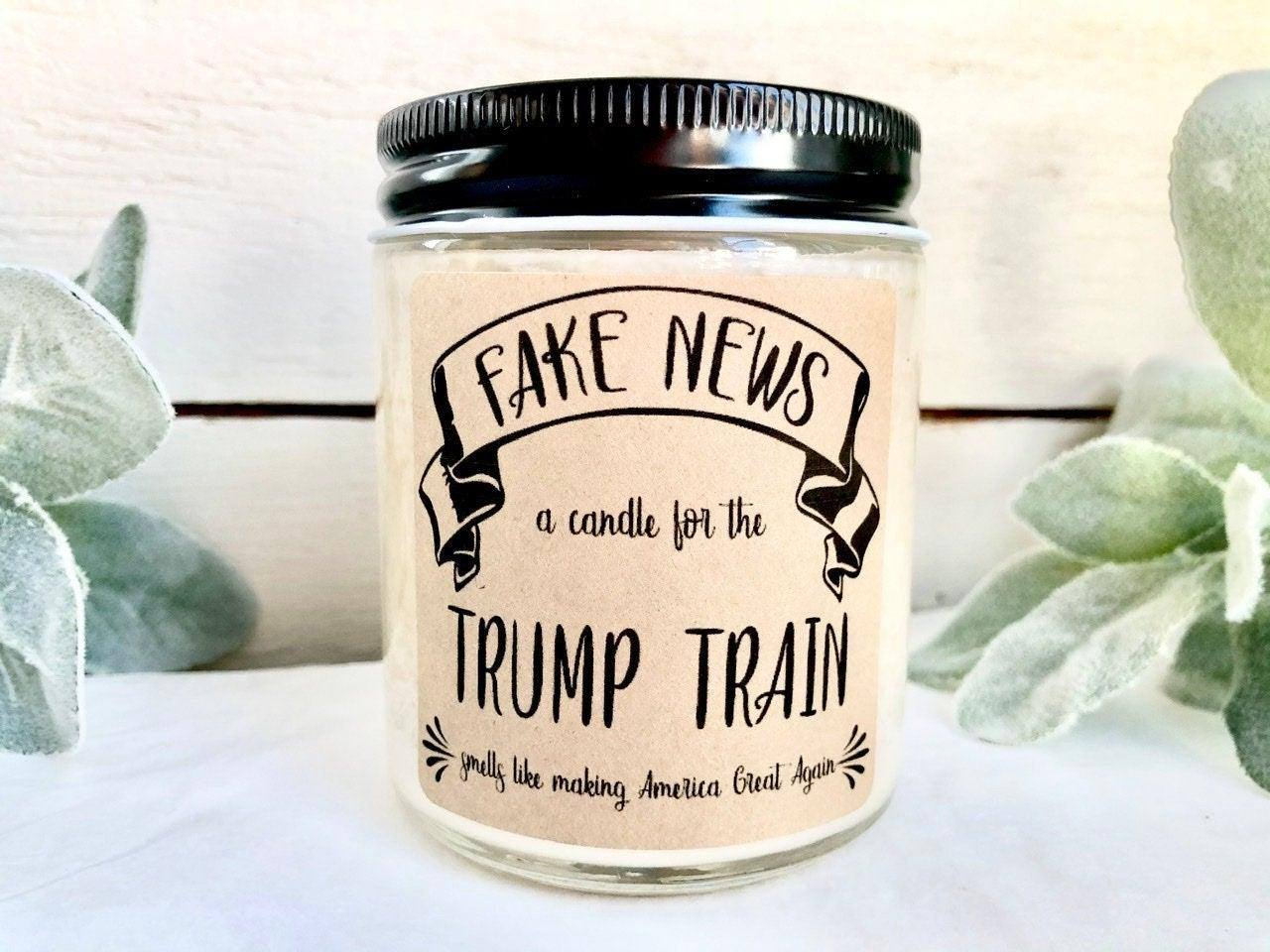 Funny Trump Soy Candle | Gag Gift Trump Gift Ideas