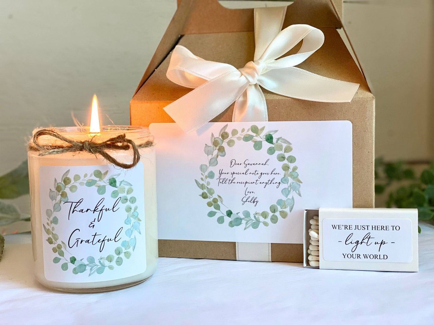Grateful & Thankful Gift Box | Appreciation Spa Gift Set Thegiftgalashop