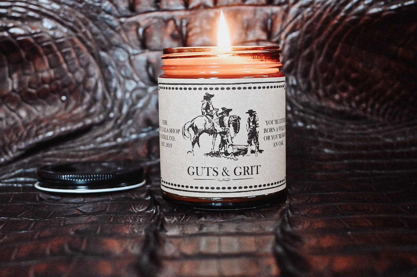 “Guts & Grit” Heritage Collection Soy candle Thegiftgalashop