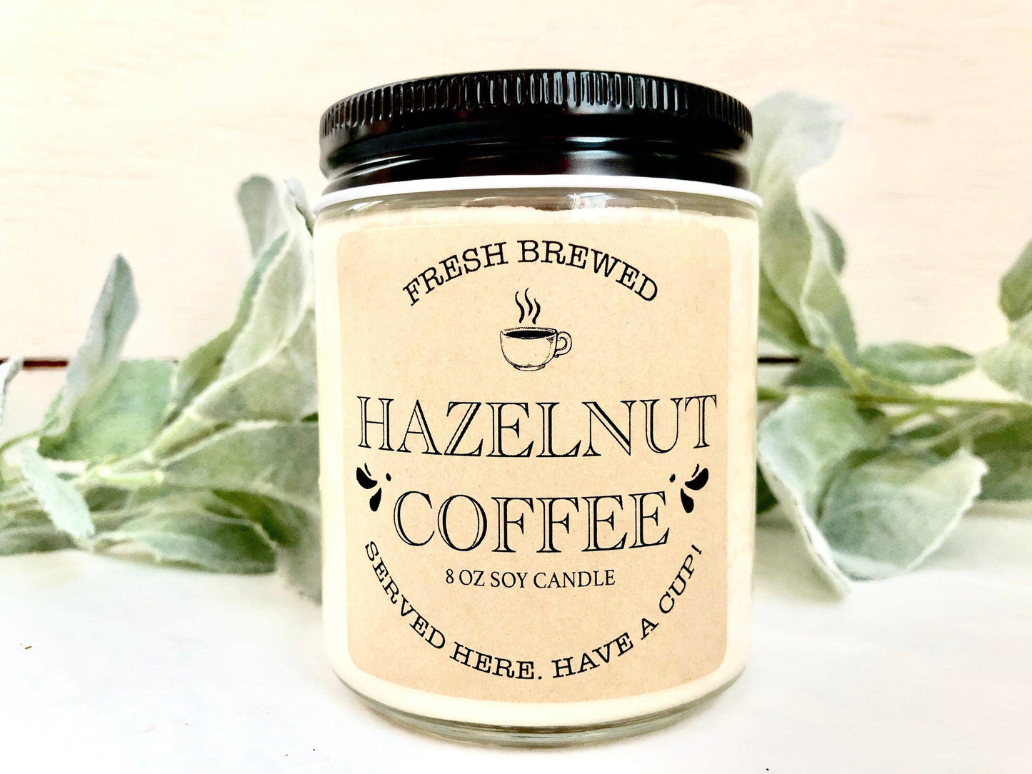 Hazelnut Coffee Candle | Coffee Lovers Candle Gift Thegiftgalashop
