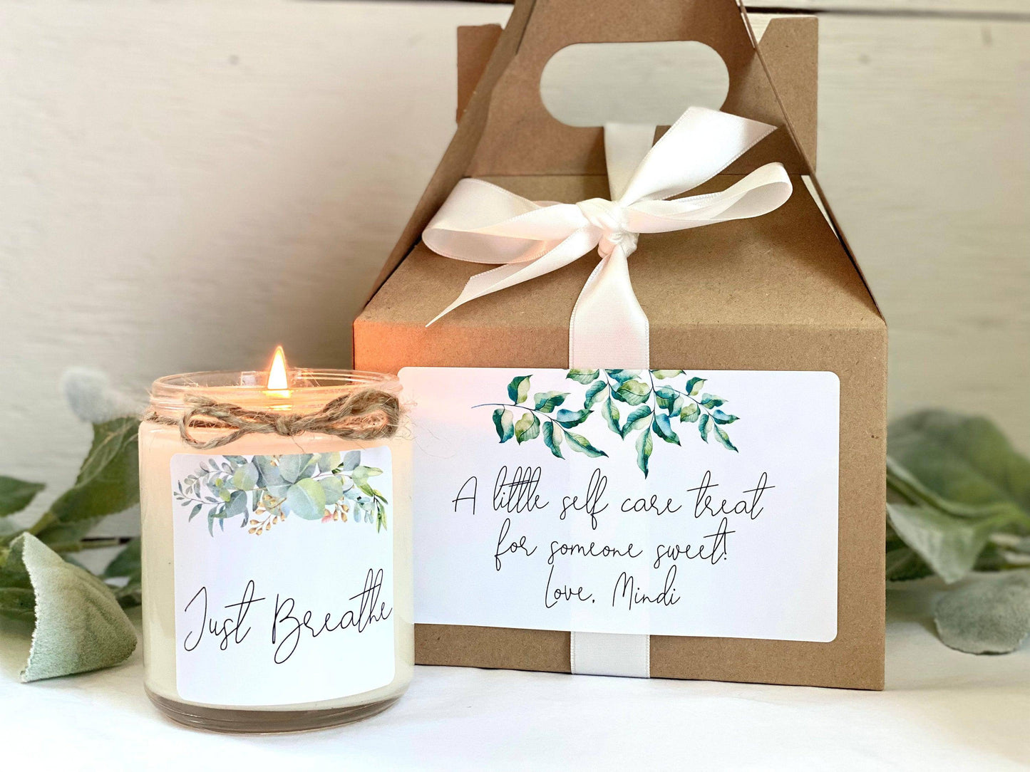 Stress Relief Candle Gift Box | Relaxation Gift | All Natural Soy Candle Thegiftgalashop