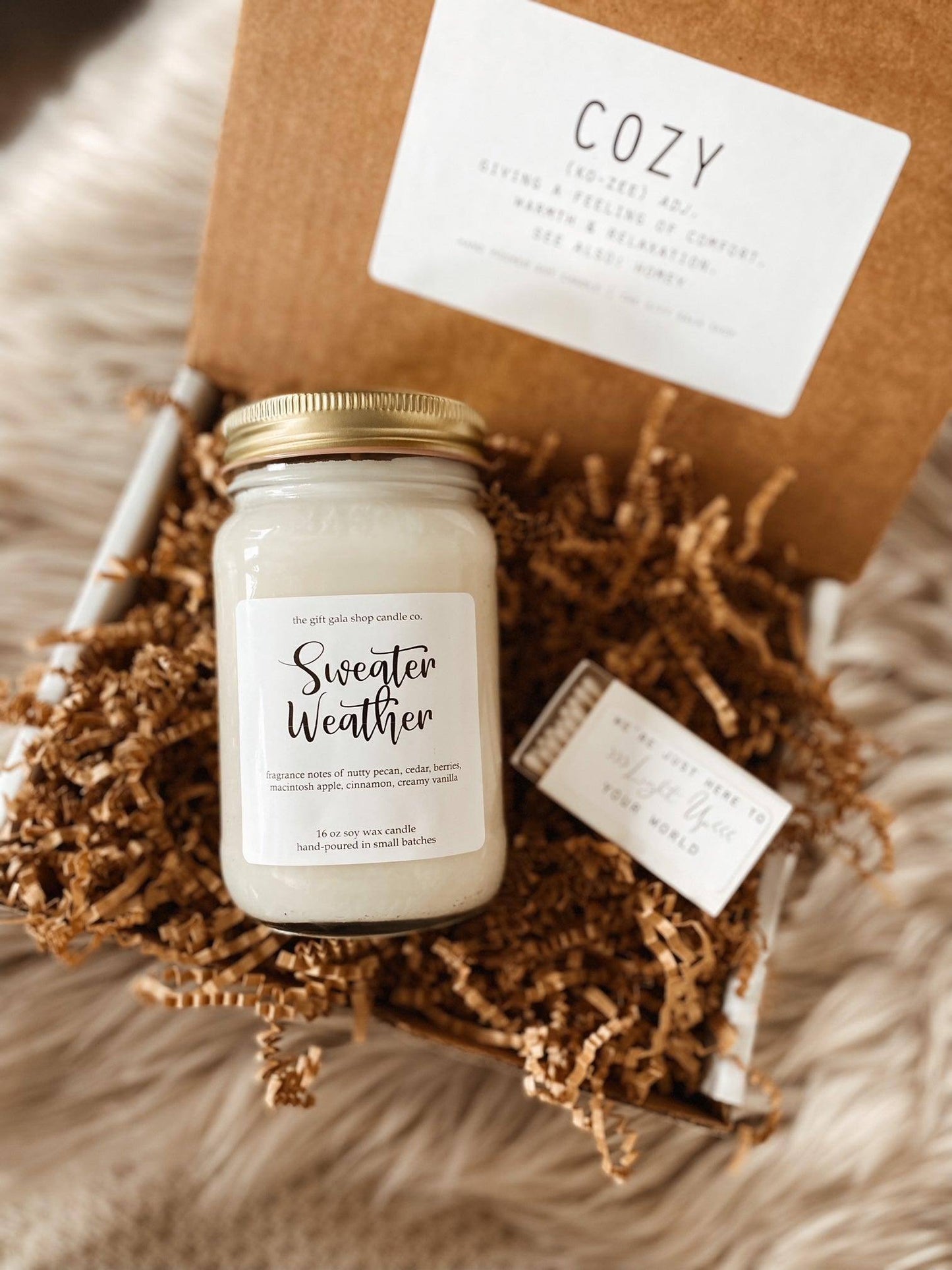 The No. 2 Cozy Box - Subscription Box Soy candle Thegiftgalashop