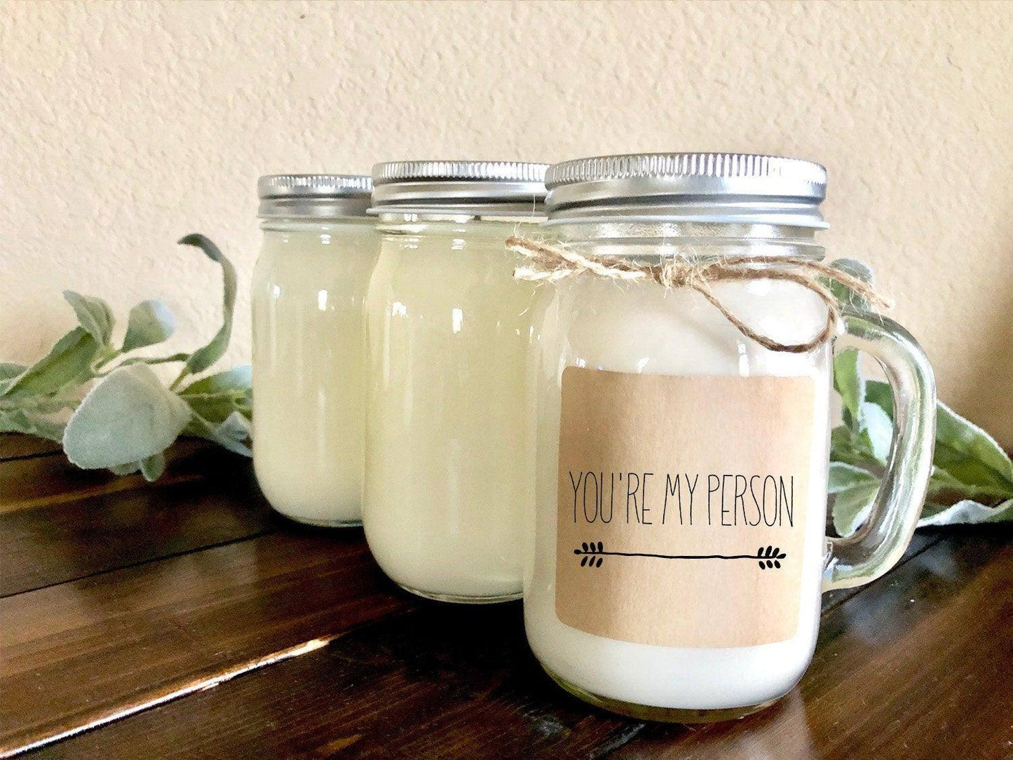 You're My Person Gift | Personalized BFF Candle Gift Box Thegiftgalashop
