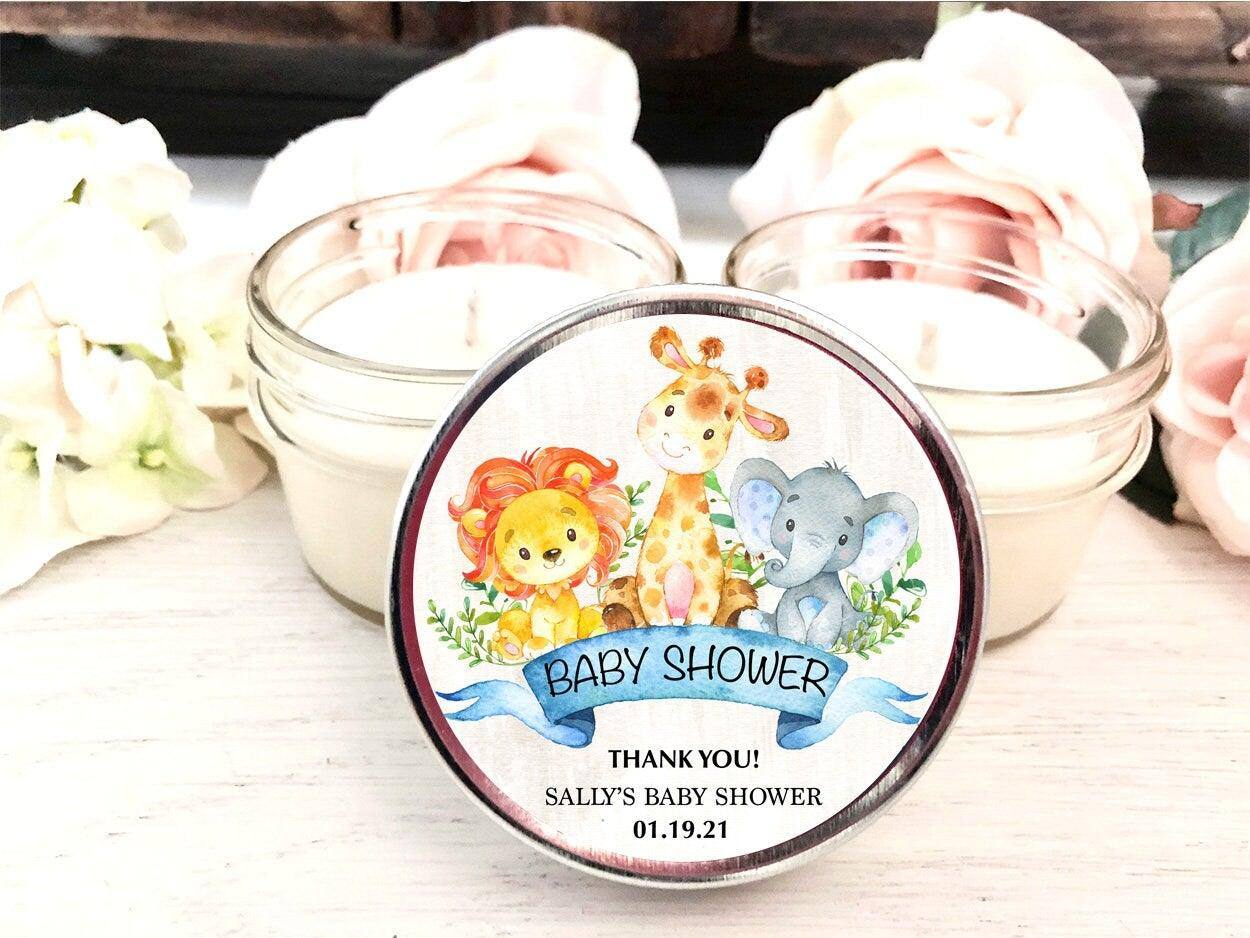 Zoo Friends Baby Shower Favors | Safari Baby Shower Decor | The Gift Gala Shop Thegiftgalashop