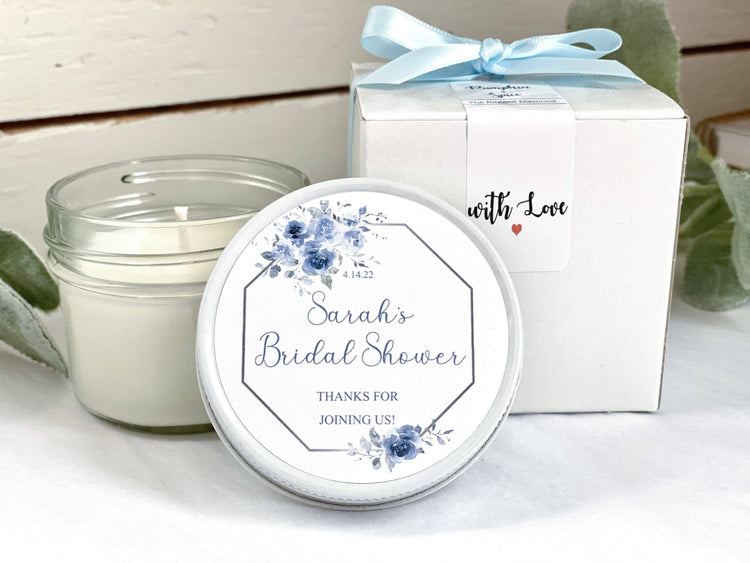 Bridal Shower Favors | Set of Soy Candle Favors