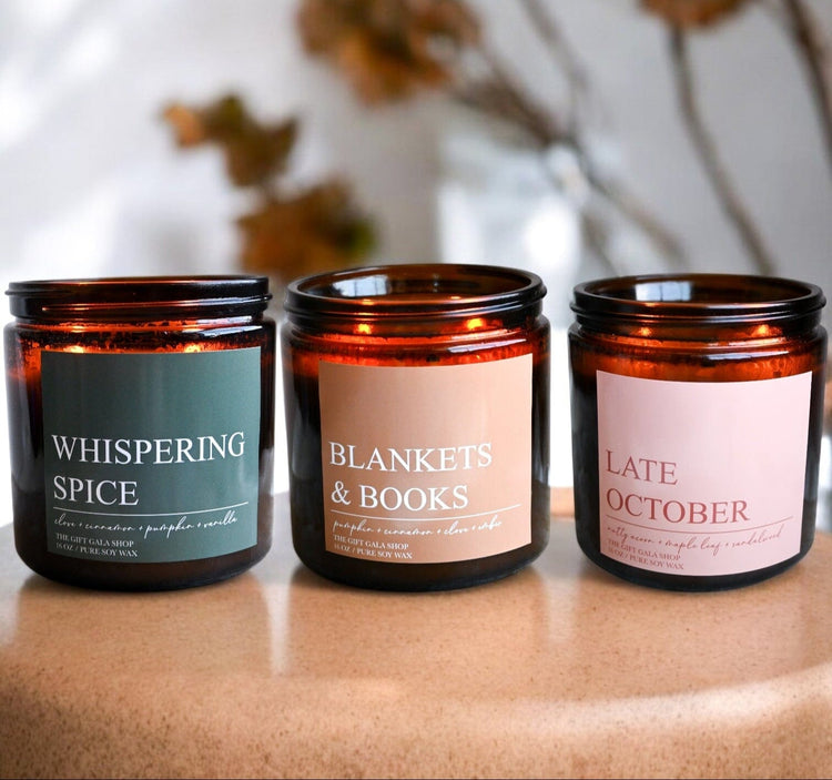 Fall Soy Candles & Wax Melts