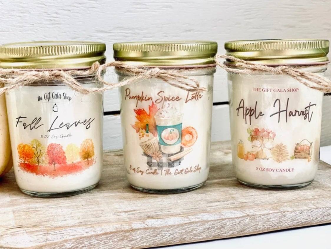 Fall Soy Candles & Wax Melts