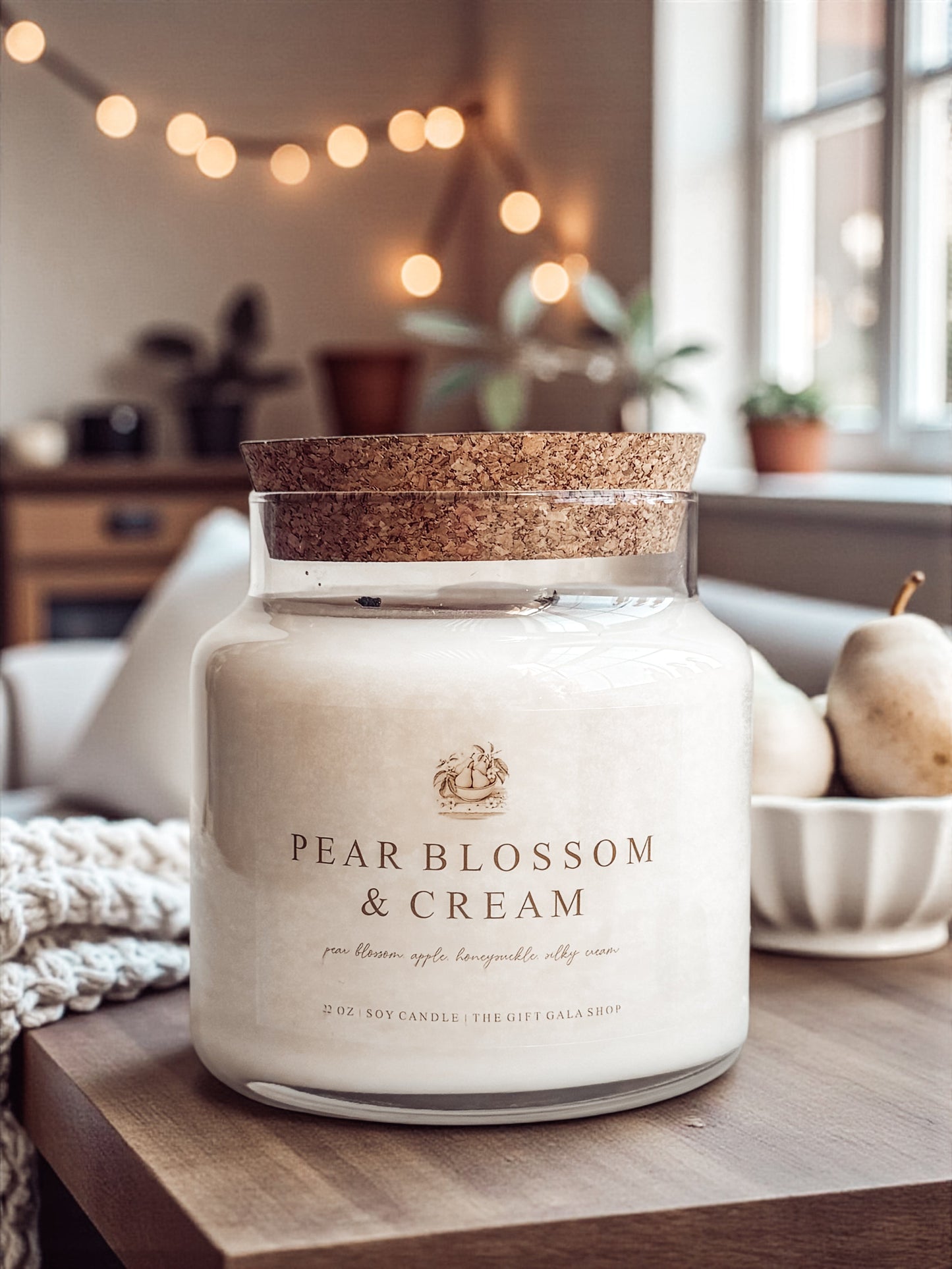 22 oz Spring Soy Candles | Large Apothecary Jar Candle with Cork Lid | Vintage Home Fragrance | Hand Poured Nontoxic Candle The Gift Gala Shop Candle Co. 