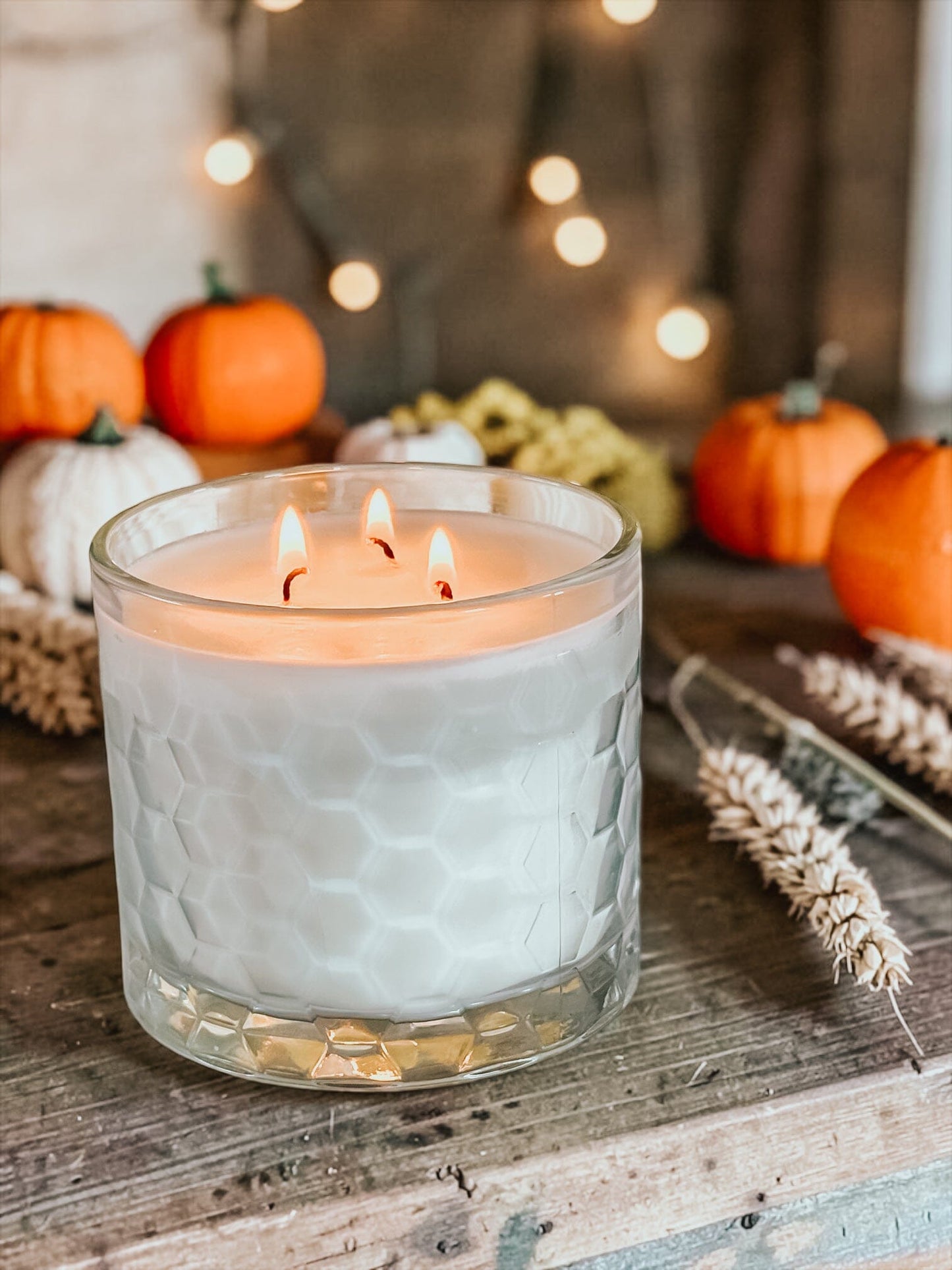 3 Wick Fall Candles | Non-Toxic Soy Candle | October Traditions Scent Collection | Cozy Fall Farmhouse Decor The Gift Gala Shop Candle Co. 