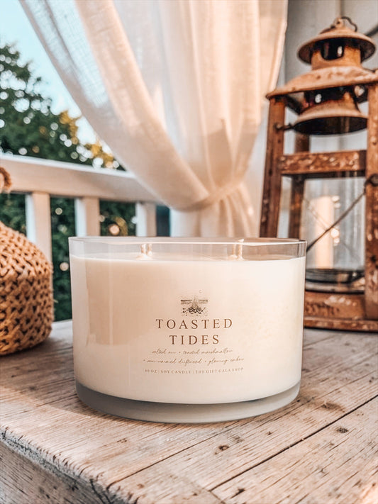 40 oz XL Summer Soy Candles | 4 Wick Non-Toxic Luxury Candle | Beachy Bakery & Boardwalk Scents The Gift Gala Shop Candle Co. 