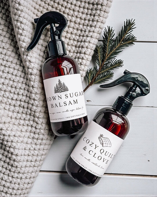 8 oz Winter Room + Linen Spray | Nontoxic Area Spray The Gift Gala Shop Candle Co. 