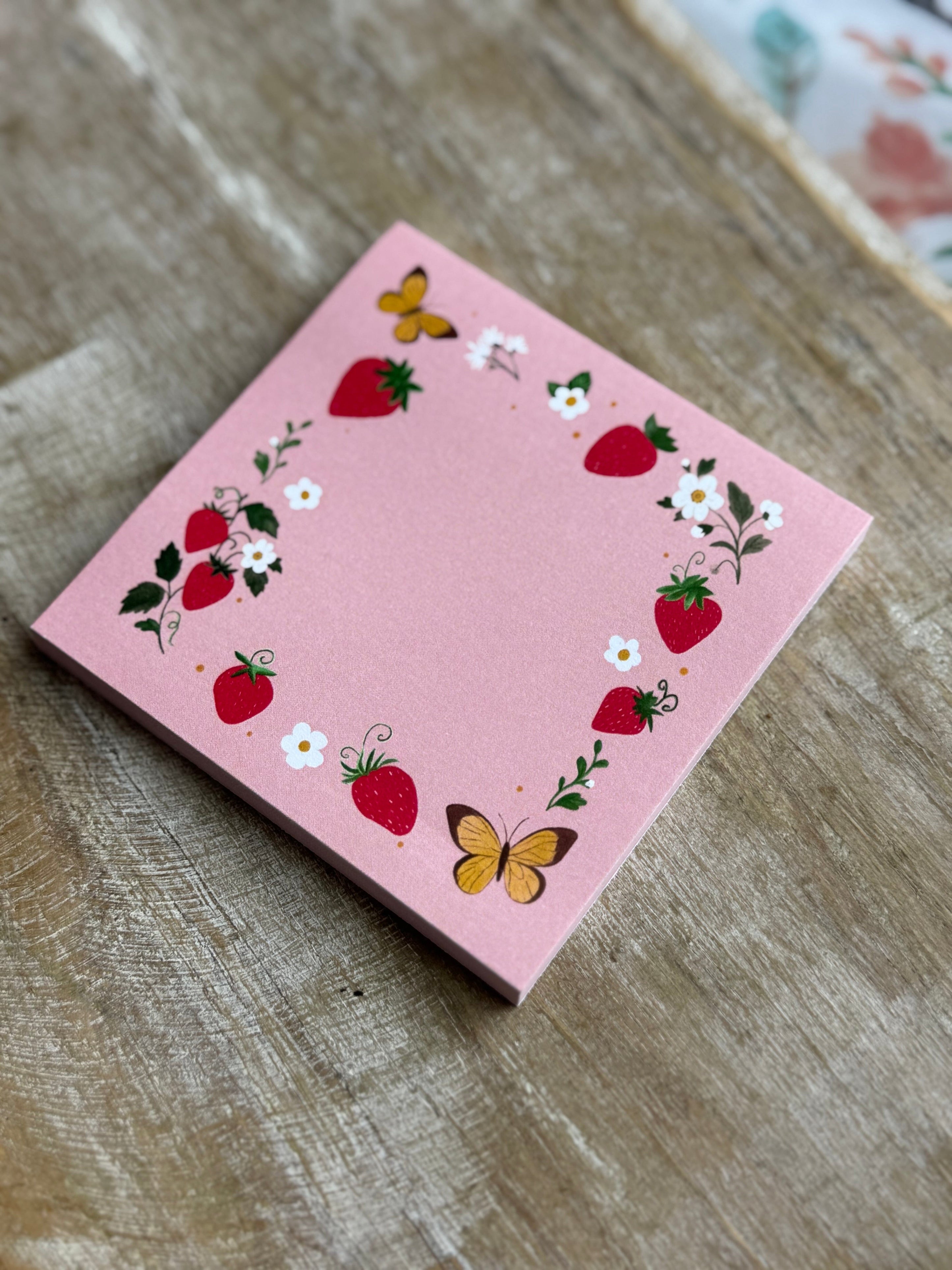 Berry Happy Summer Sticky Notes 3