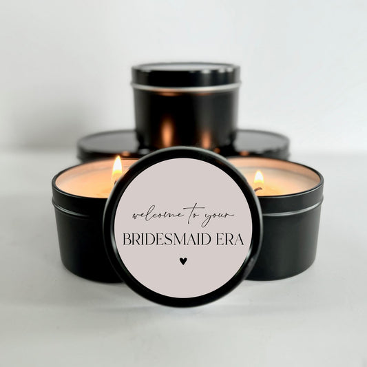 Bulk Bridesmaid Proposal Candle | Welcome to Your Bridesmaid Era Candle Candle Favors The Gift Gala Shop Candle Co.