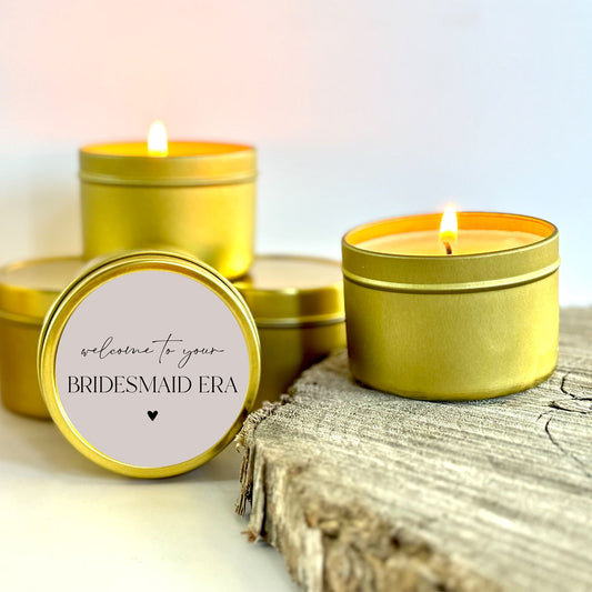 Bulk Bridesmaid Proposal Candle | Welcome to Your Bridesmaid Era Candle Candle Favors The Gift Gala Shop Candle Co.