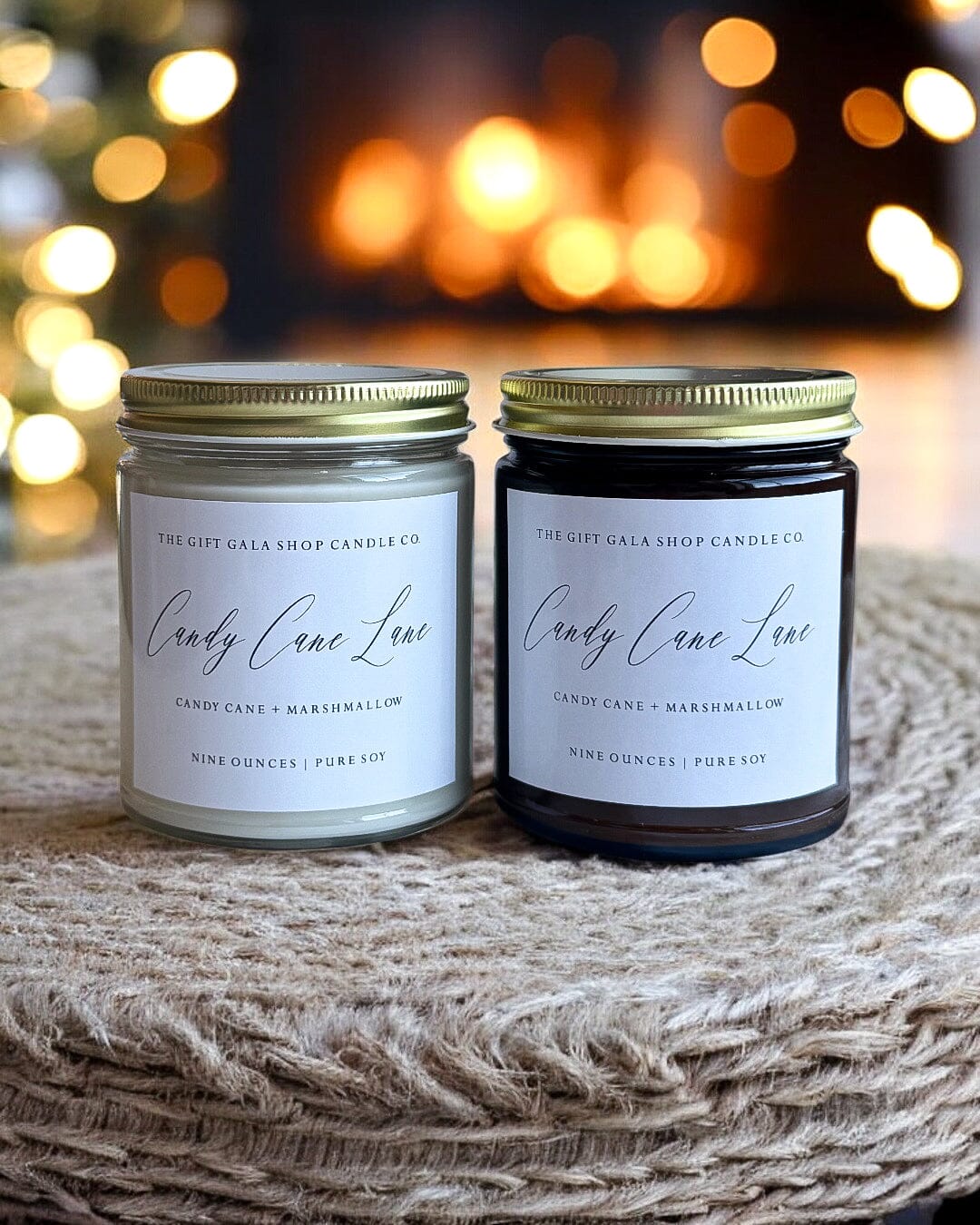 Candy Cane Lane Scented Soy Candle | Christmas Candle | Non-Toxic Holiday Home Décor Gift The Gift Gala Shop Candle Co. 