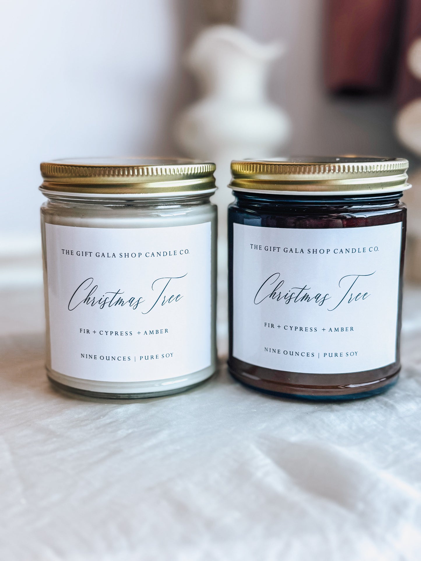 Christmas Tree Scented Soy Candle | Fir, Cypress & Amber Holiday Candle | Non-Toxic Christmas Gift The Gift Gala Shop Candle Co. 
