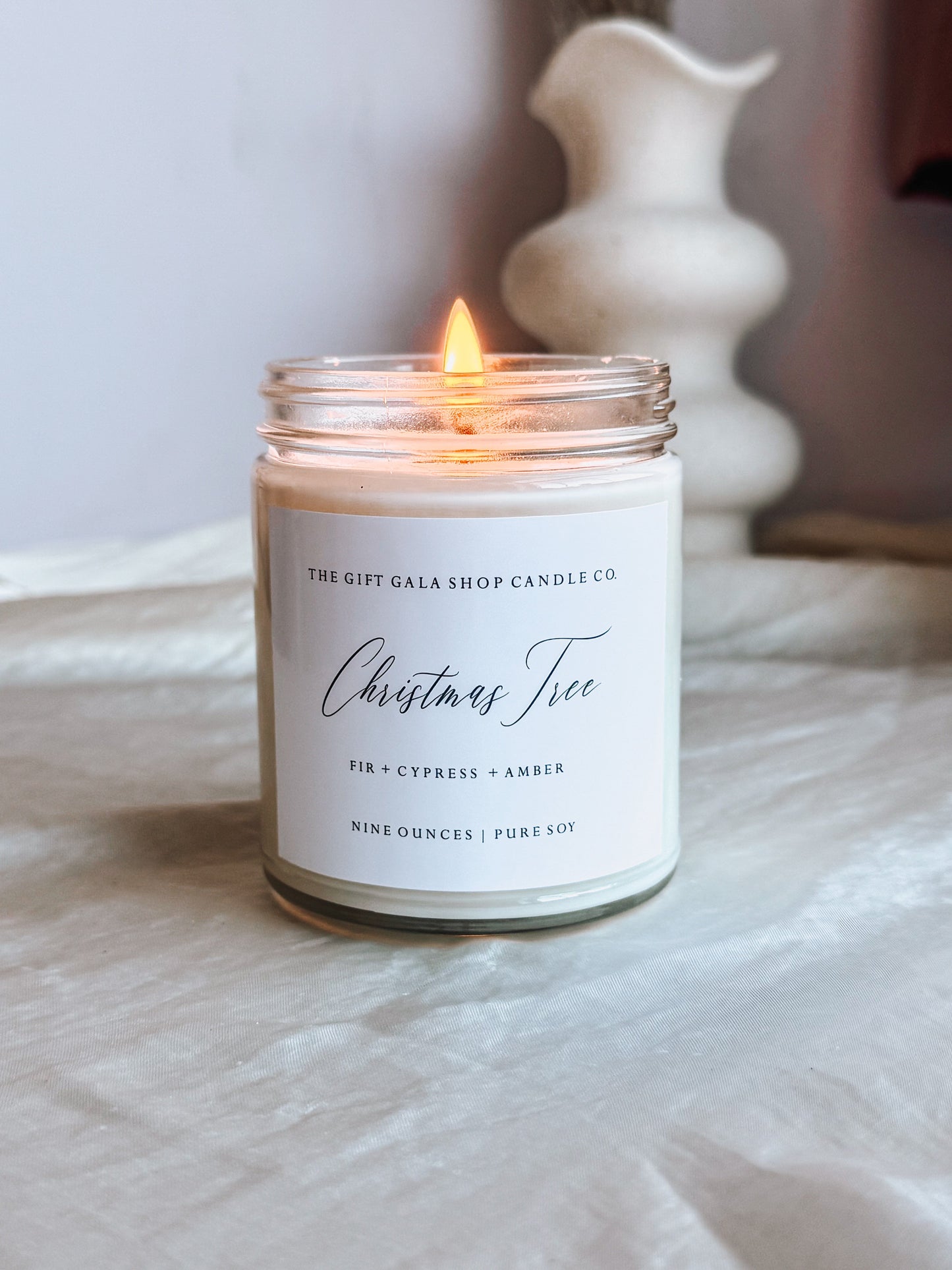Christmas Tree Scented Soy Candle | Fir, Cypress & Amber Holiday Candle | Non-Toxic Christmas Gift The Gift Gala Shop Candle Co. 