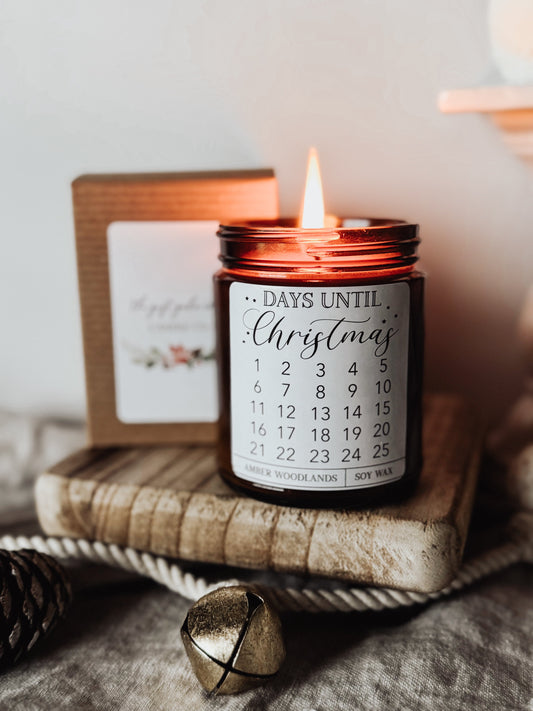 Countdown to Christmas Soy Candles | Advent Calendar Candle Thegiftgalashop